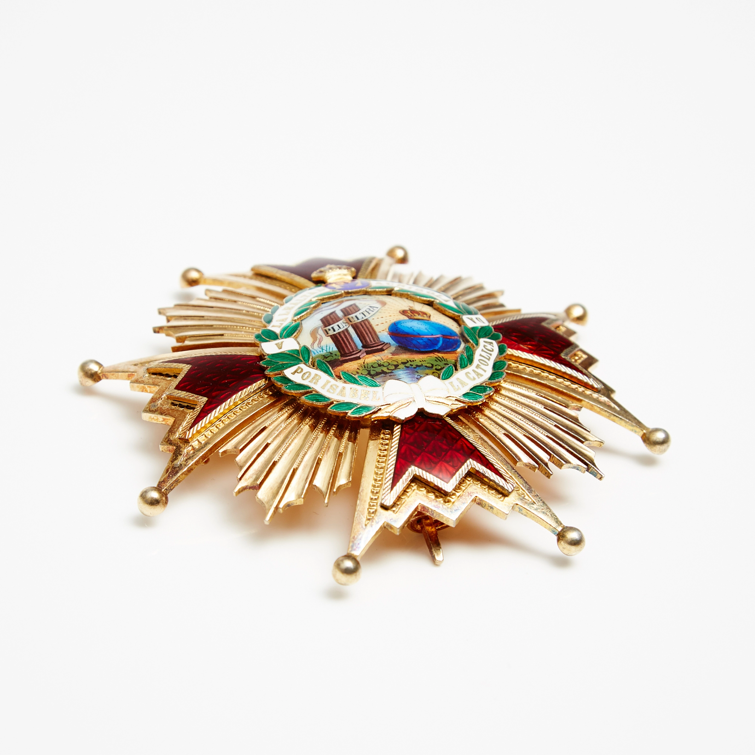 ÉTOILE DE GRAND-CROIX DE L`ORDRE D`ISABELLE LA CATHOLIQUE. ESPAGNE