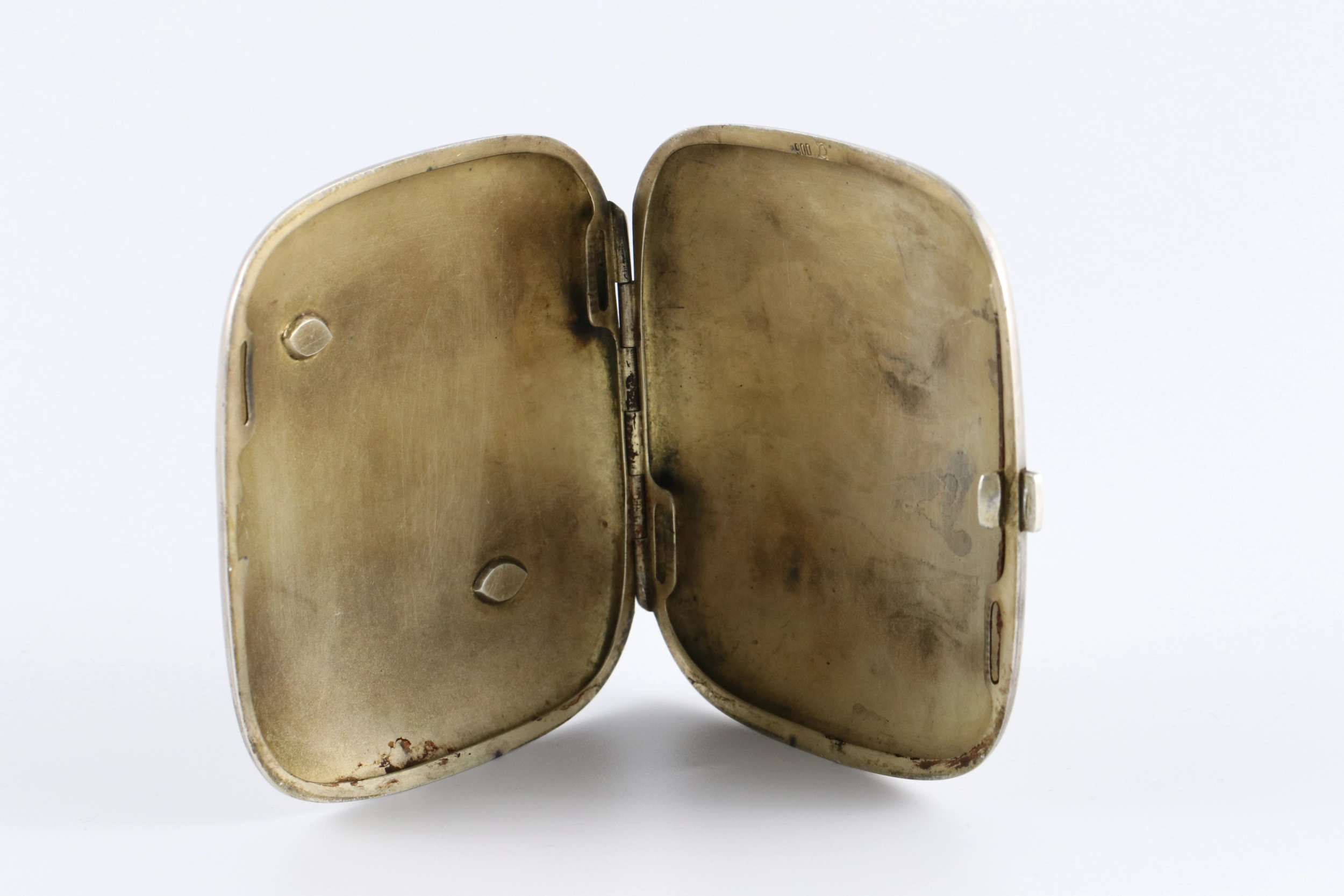 Silver cigarette case