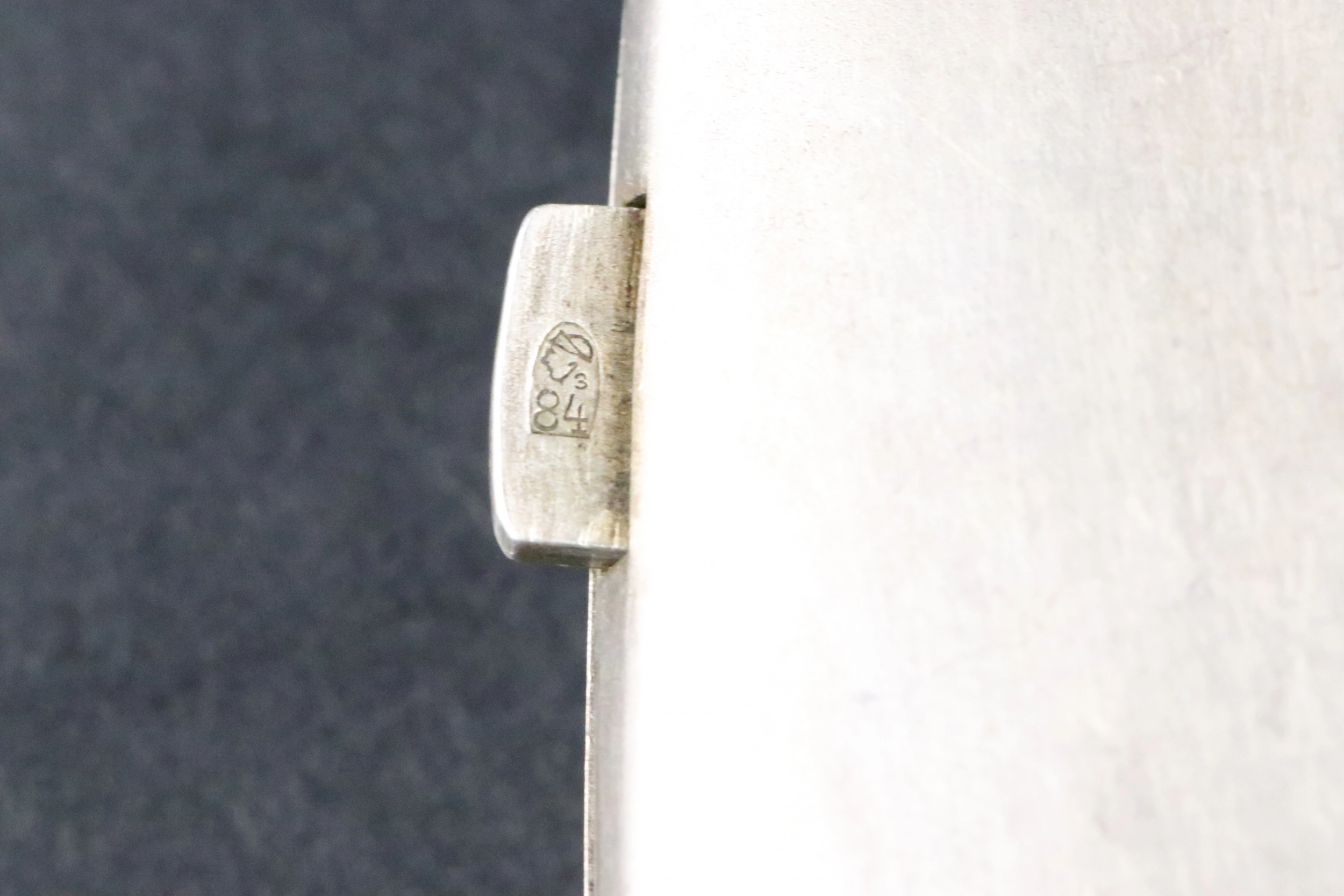 Silver cigarette case