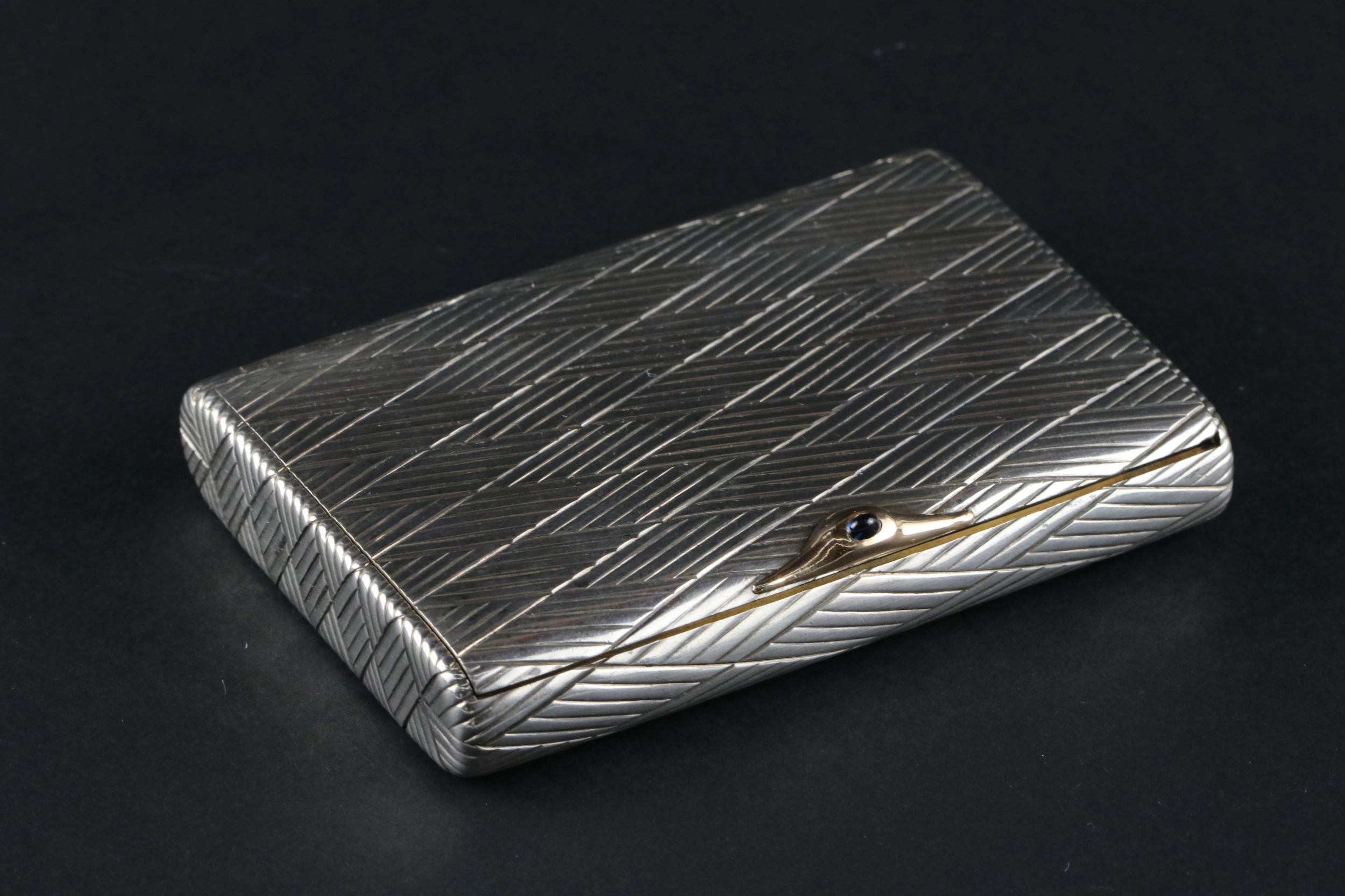 Silver cigarette case 