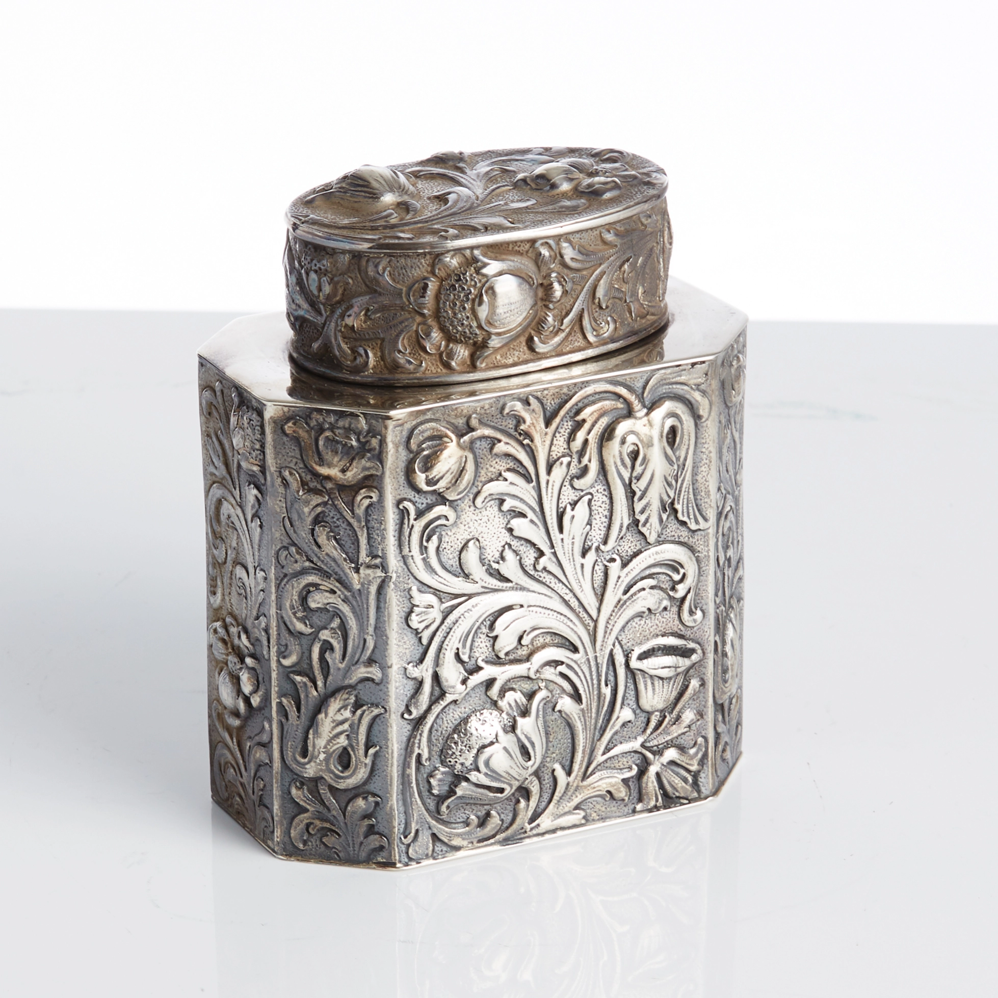 Silver Tea Caddy