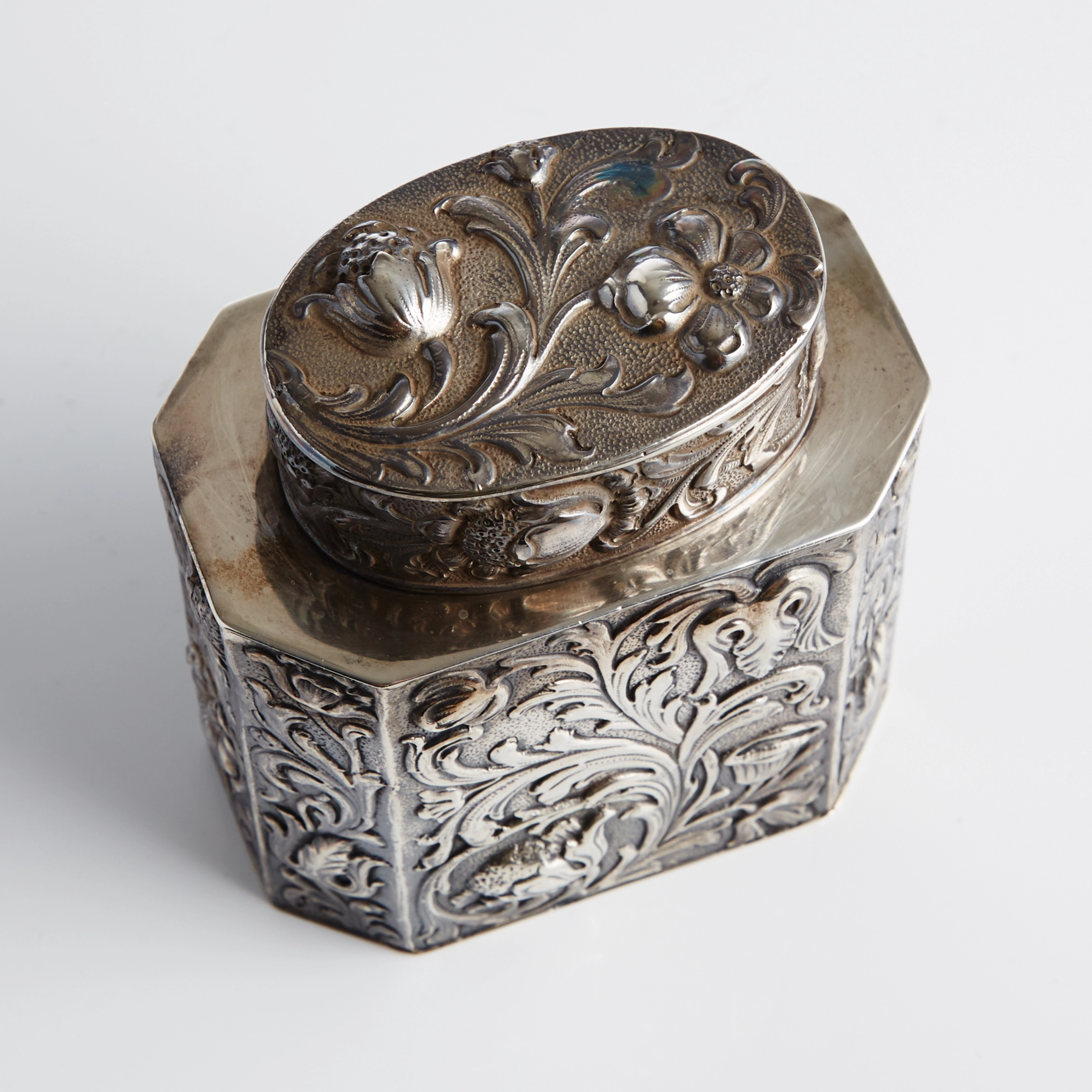 Silver Tea Caddy