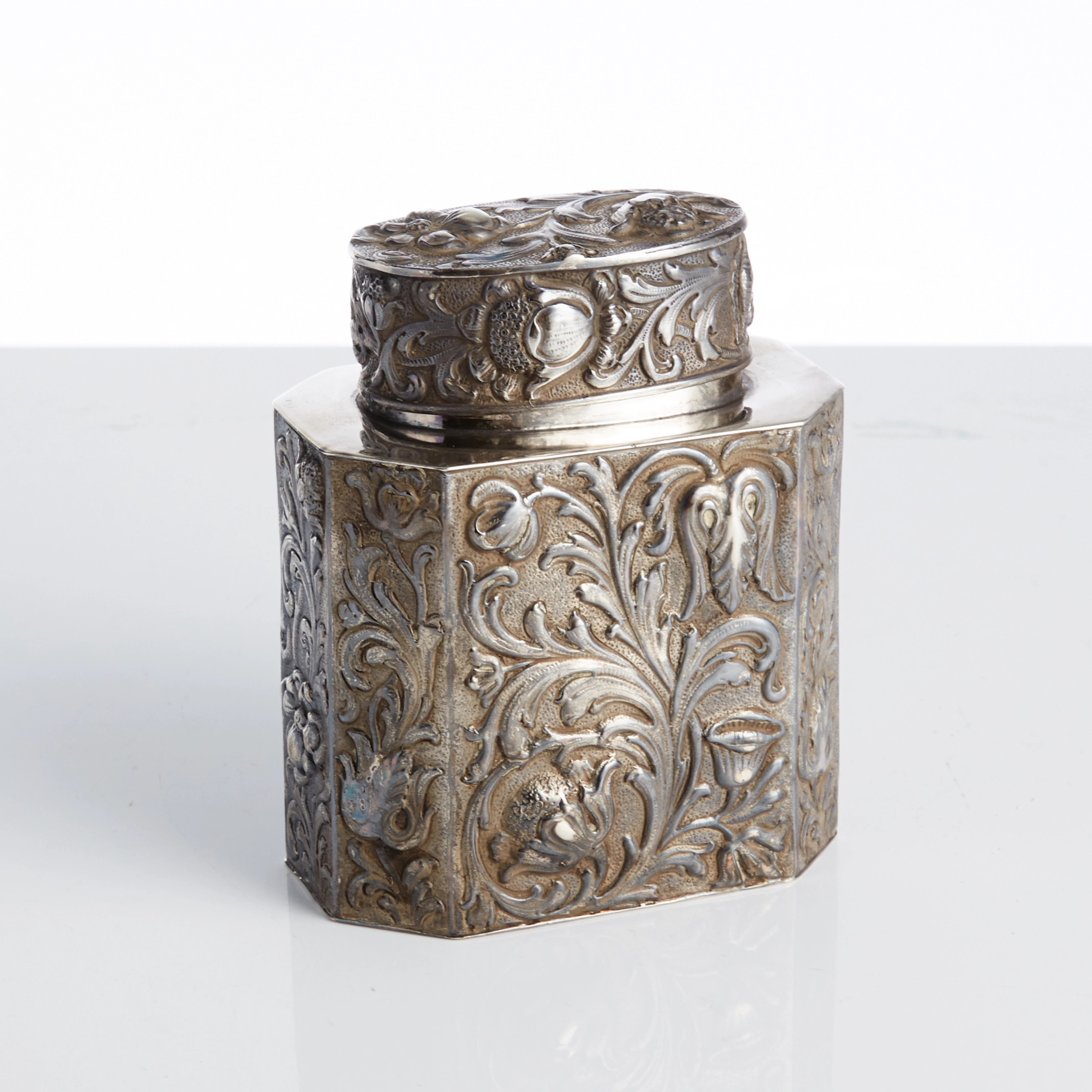 Silver Tea Caddy