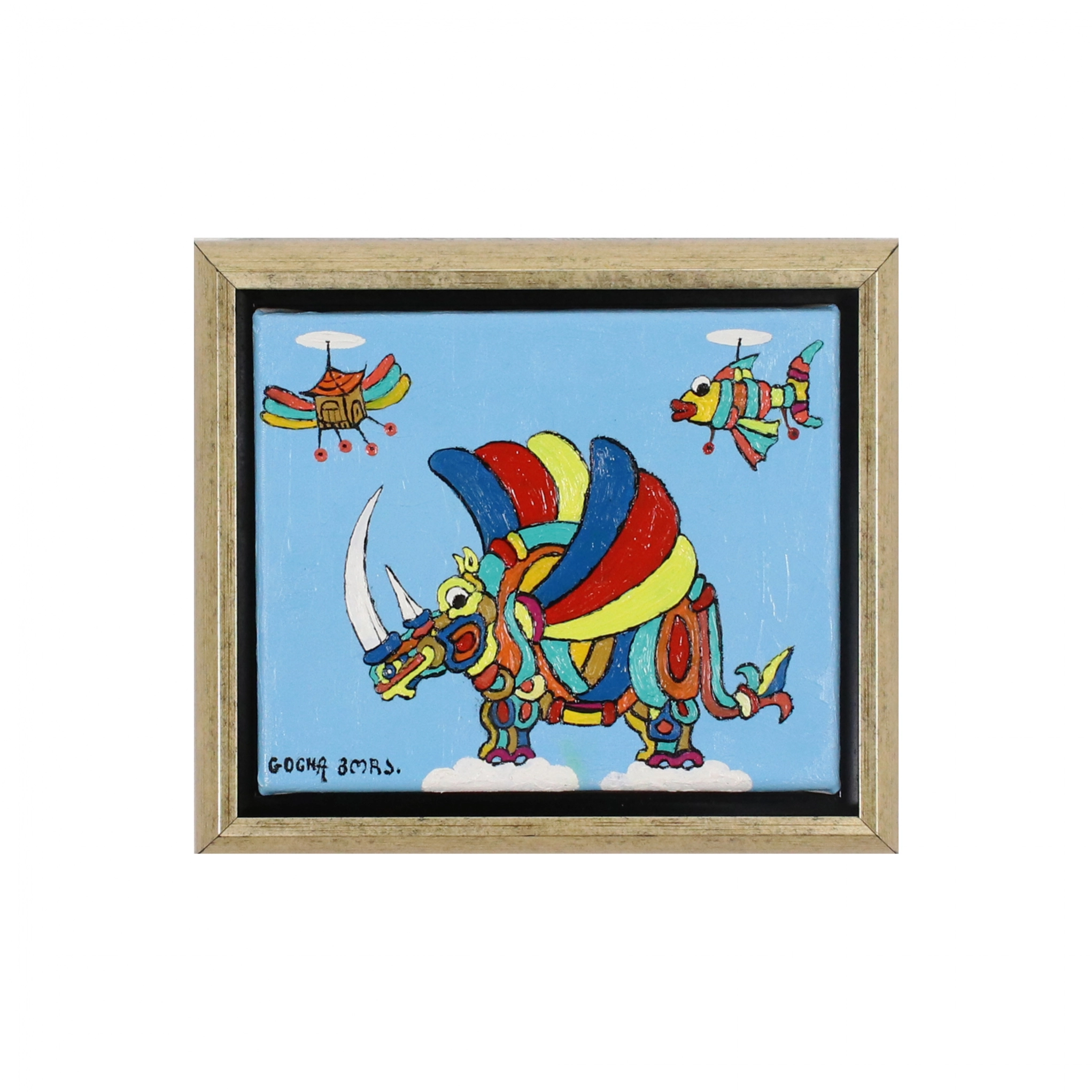 Painting Rhino Gocha