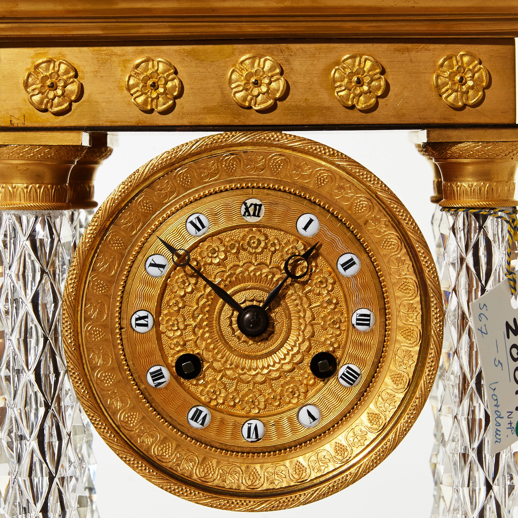 Horloge de cheminee de style Empire