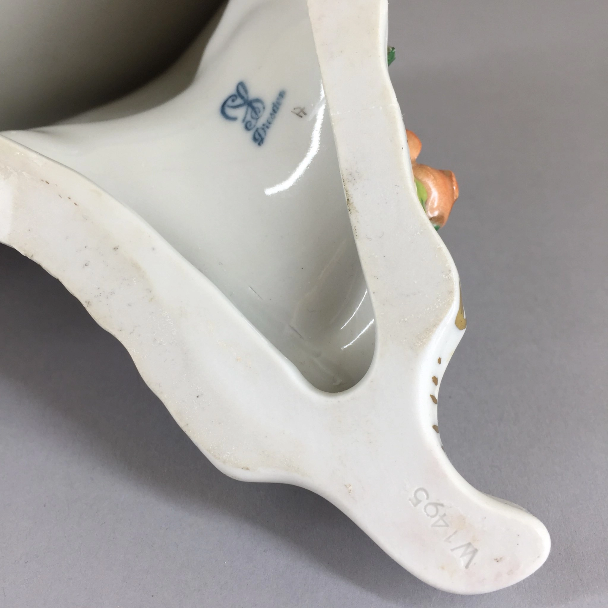 Pair of porcelain consoles. PS Dresden