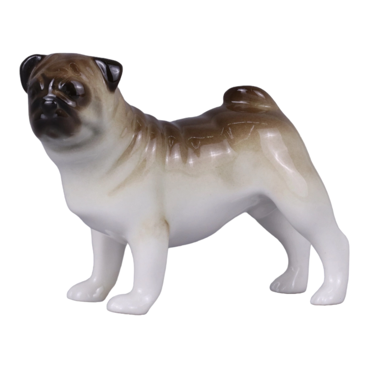 Porcelain figurine Pug ЛФЗ
