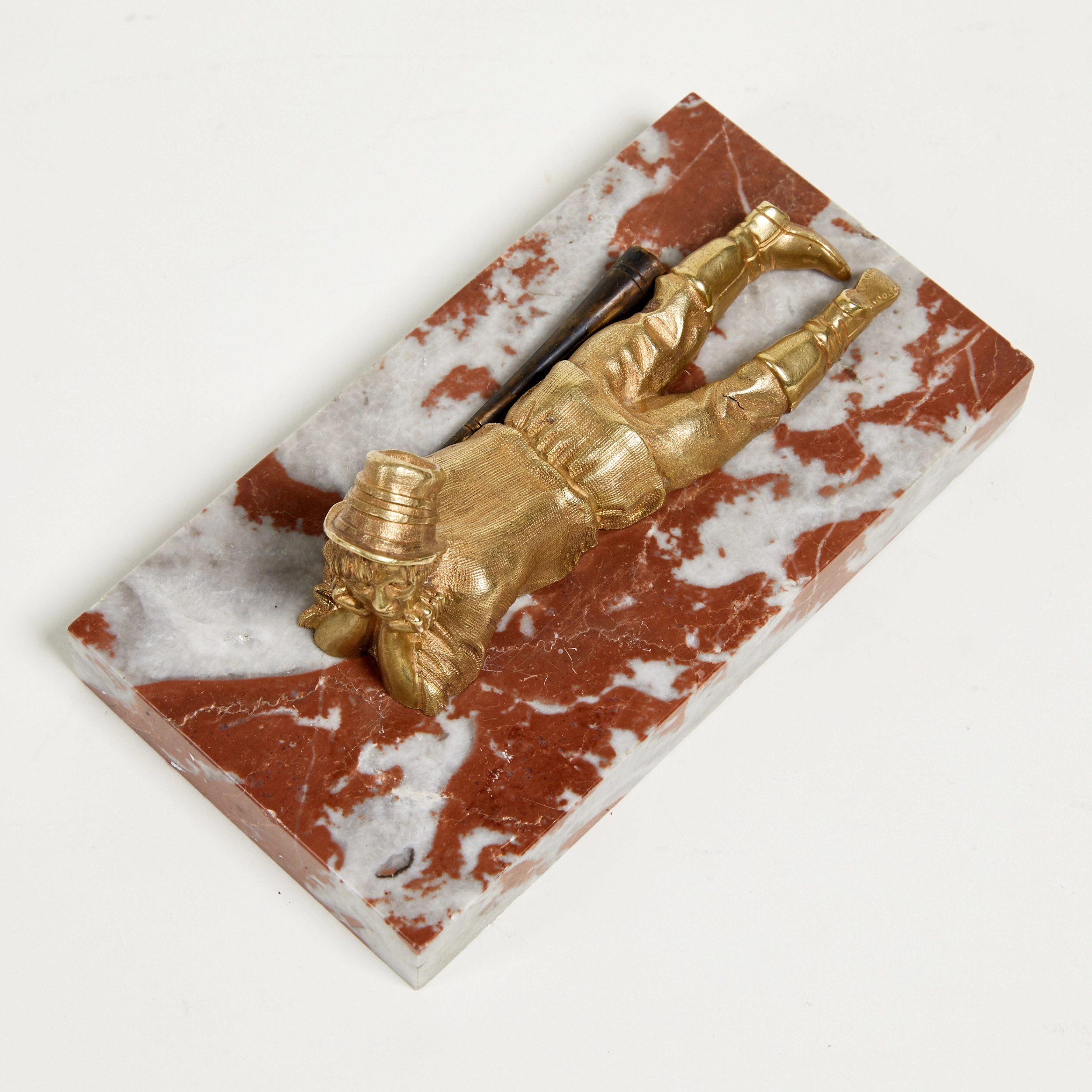 Presse-papiers en bronze russe 