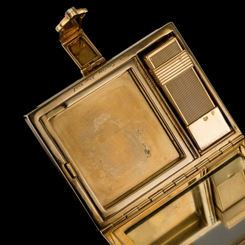 Coffret Tiffany Art Deco en or 14 carats