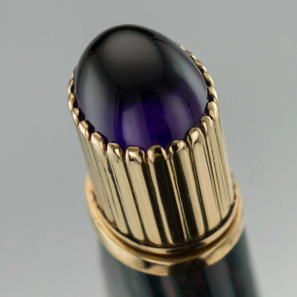 Flacon en jasper et or 14K 