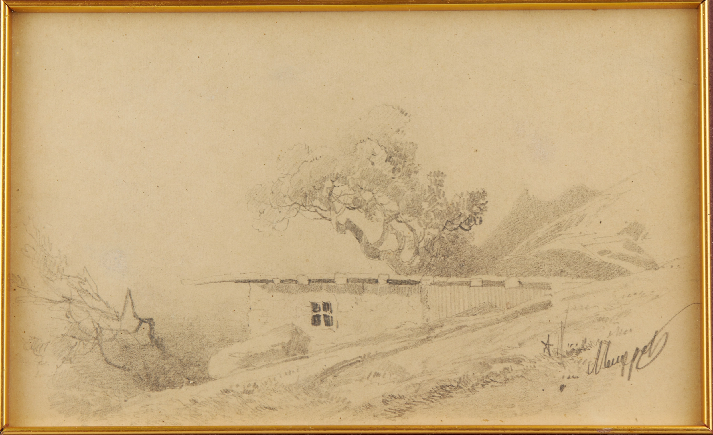 Paysage de Crimee Meshchersky Arseny Ivanovich Rubezh des 19-20e siècles. 