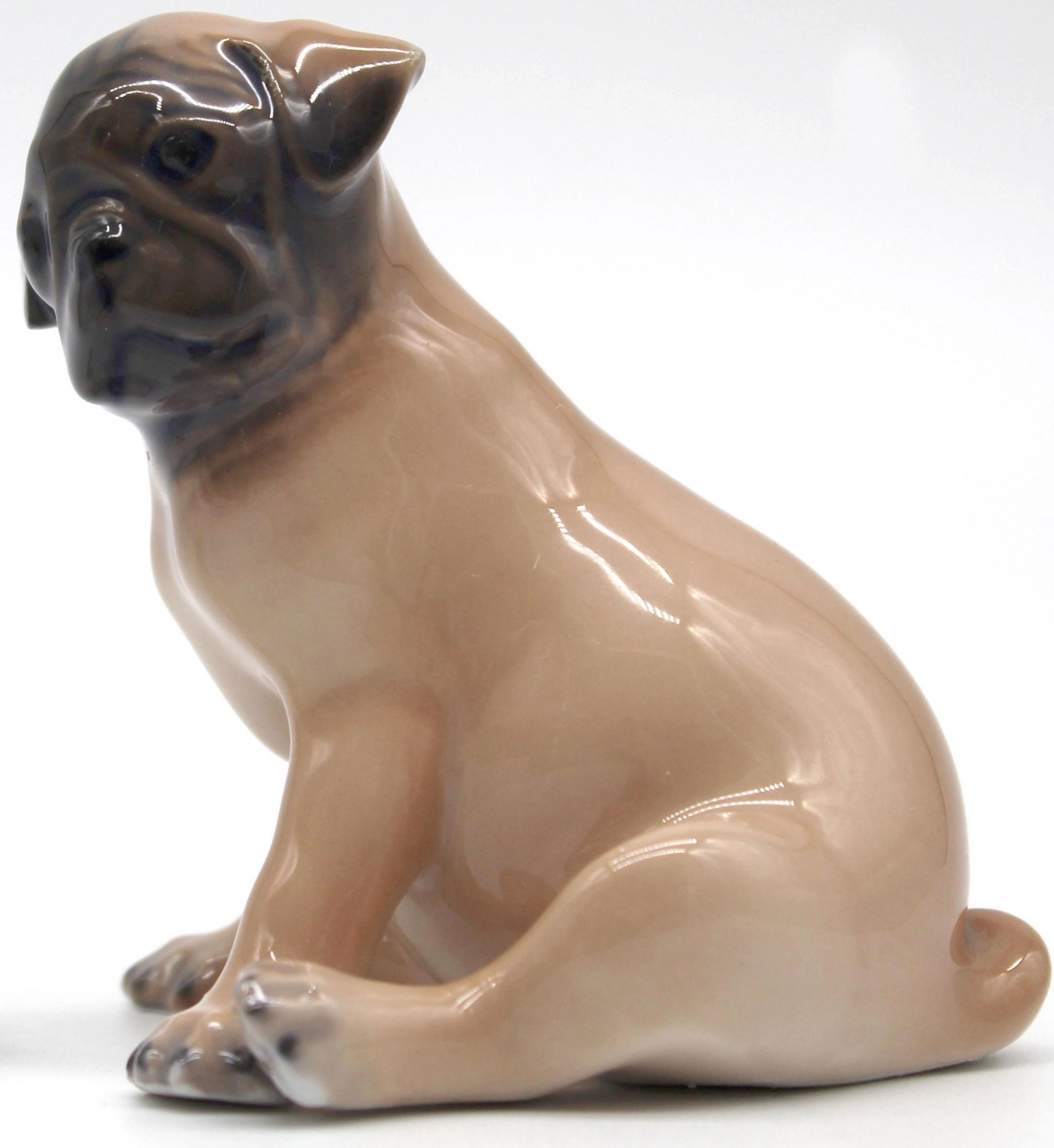 Royal Copenhagen. Pug Puppy. 1955 year.