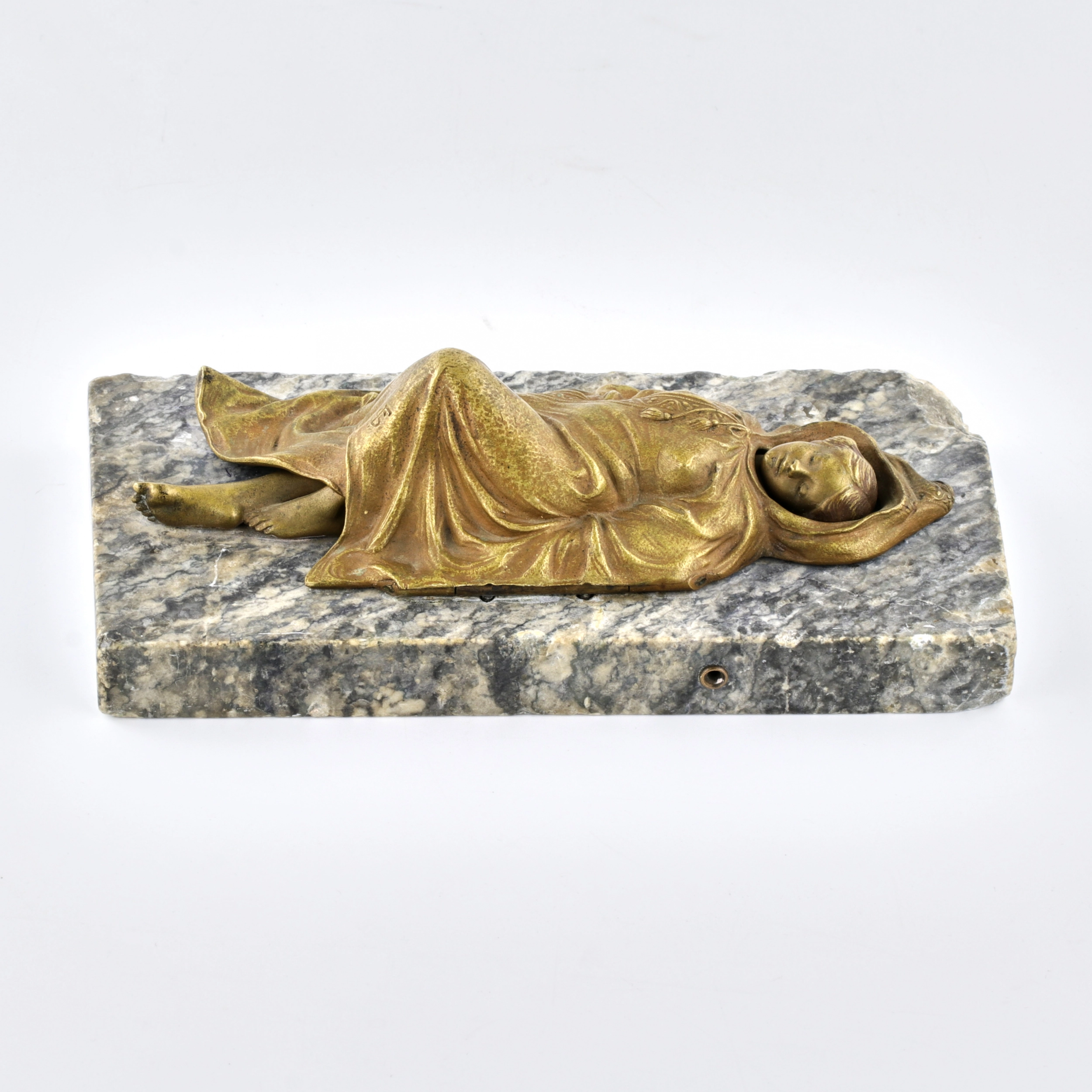 Bronze erotic miniature. 