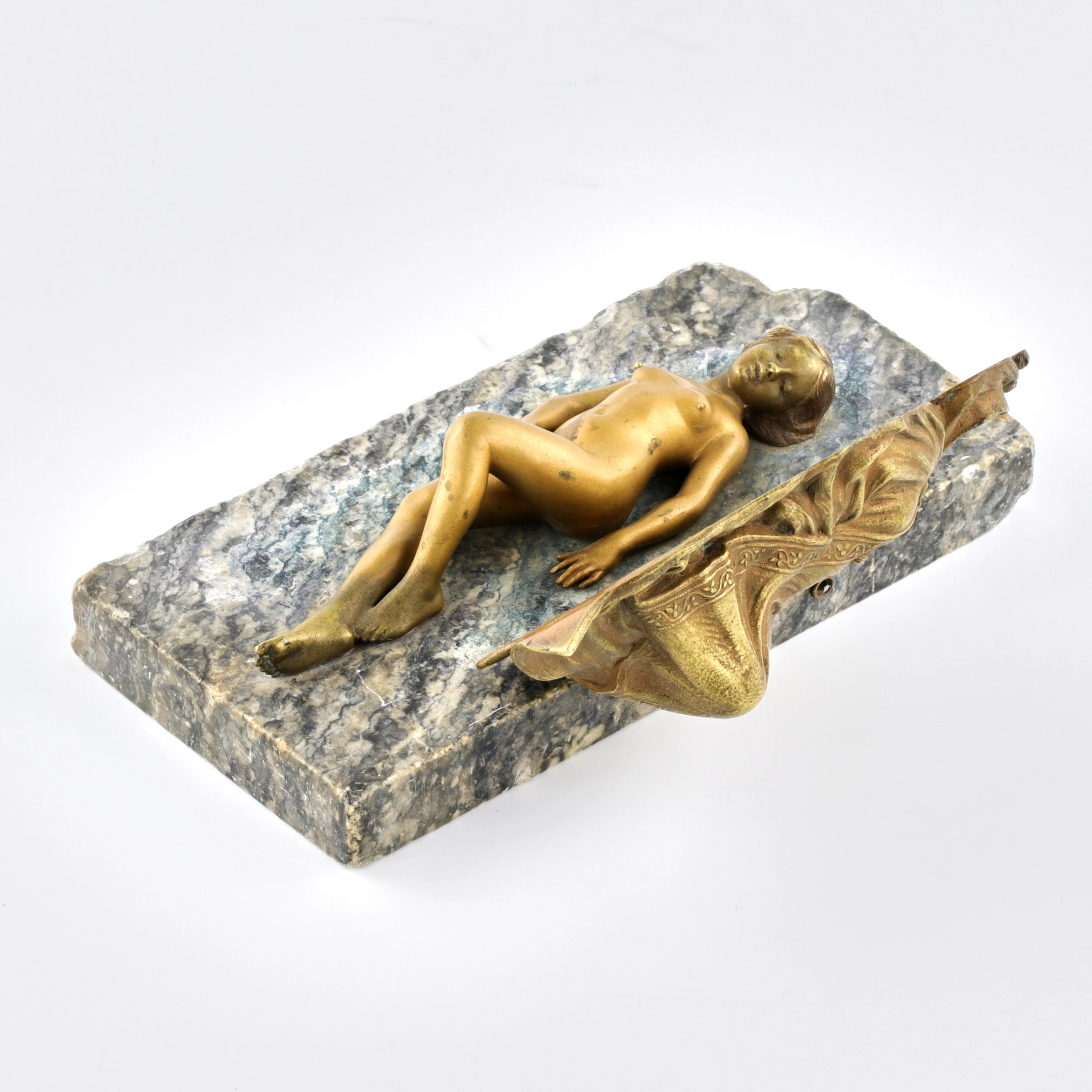 Bronze erotic miniature. 
