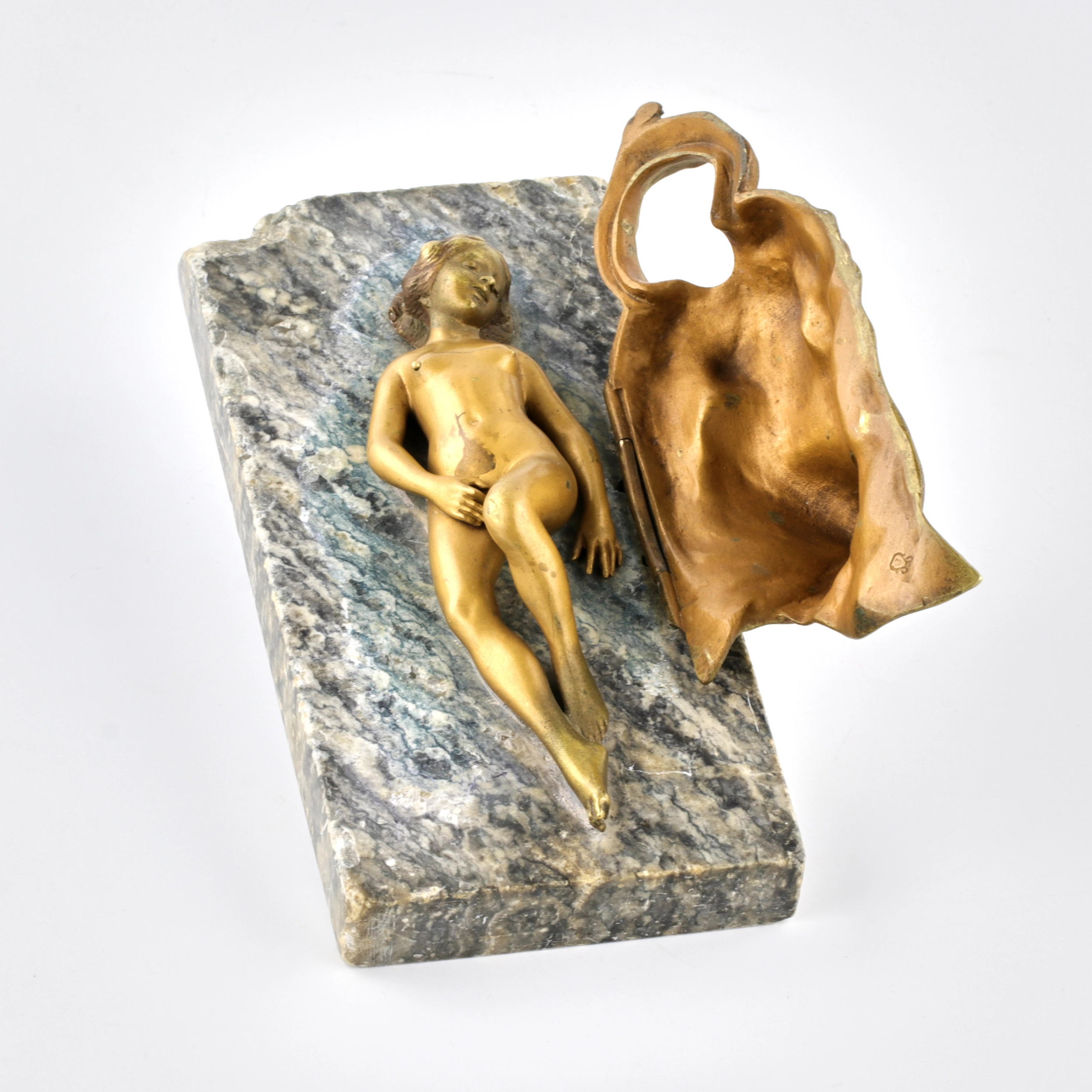 Bronze erotic miniature. 
