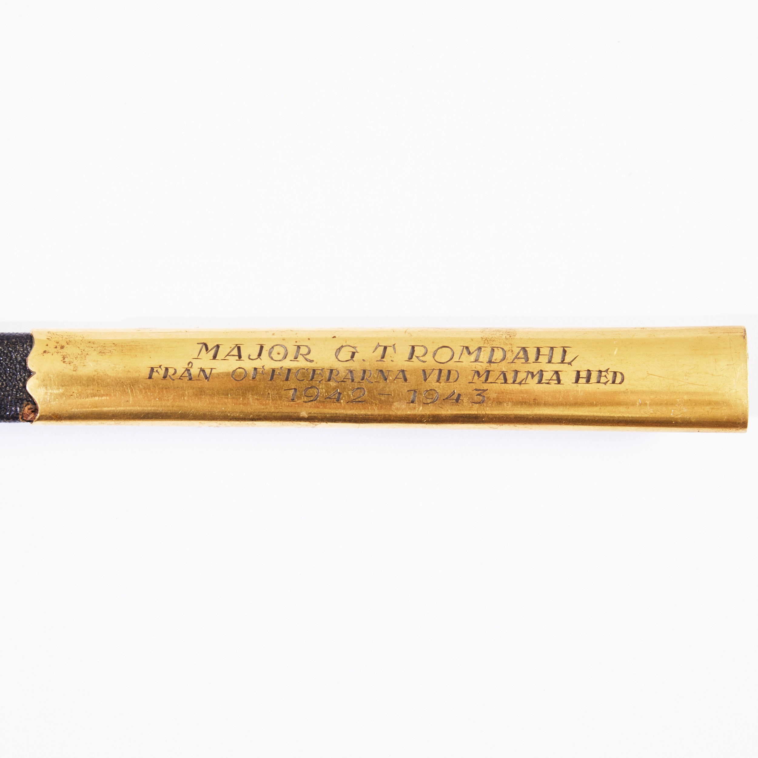 A ceremonial sword for civil servants. 