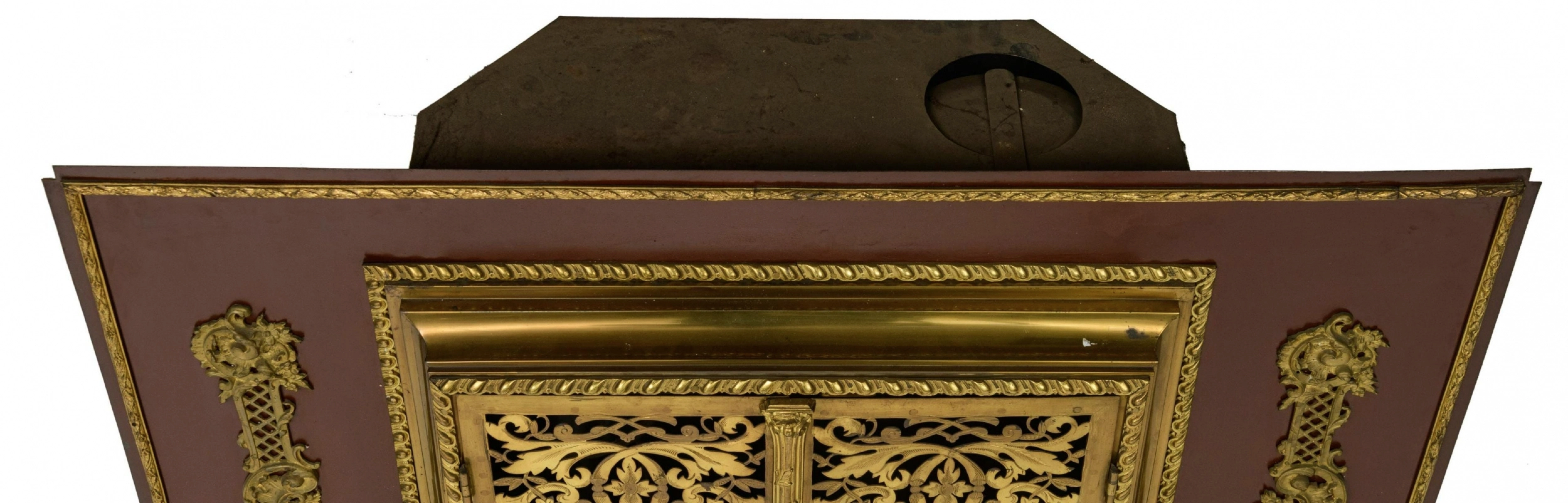 Fireplace set. Napoleon III. 19th century 