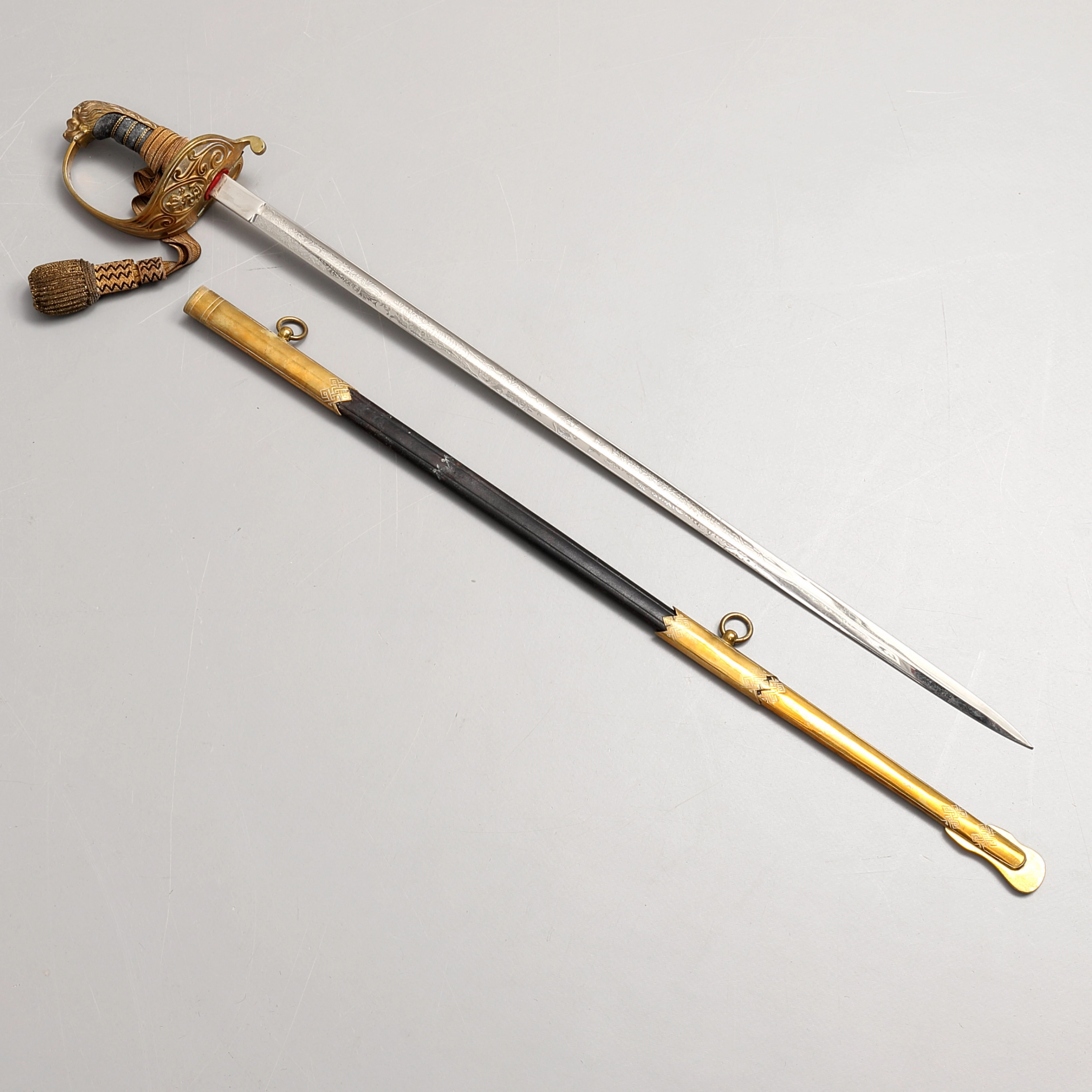 Swedish saber, naval, officer. 1876 