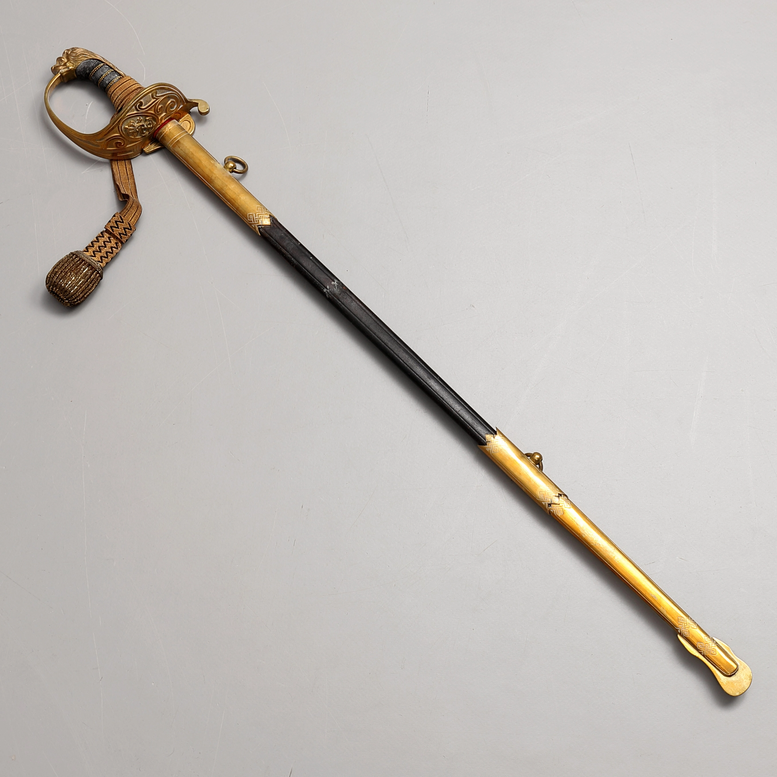 Swedish saber, naval, officer. 1876 