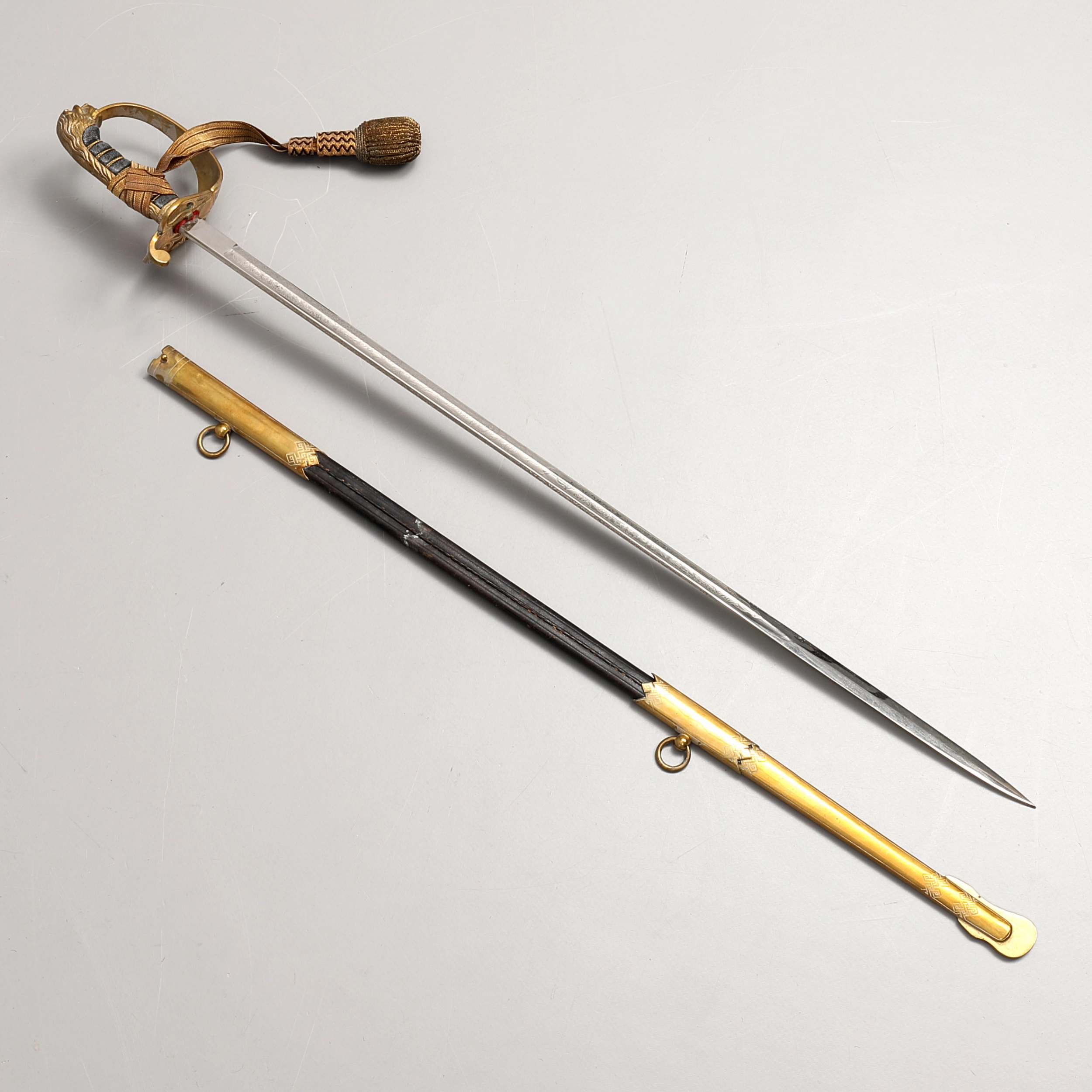Swedish saber, naval, officer. 1876 