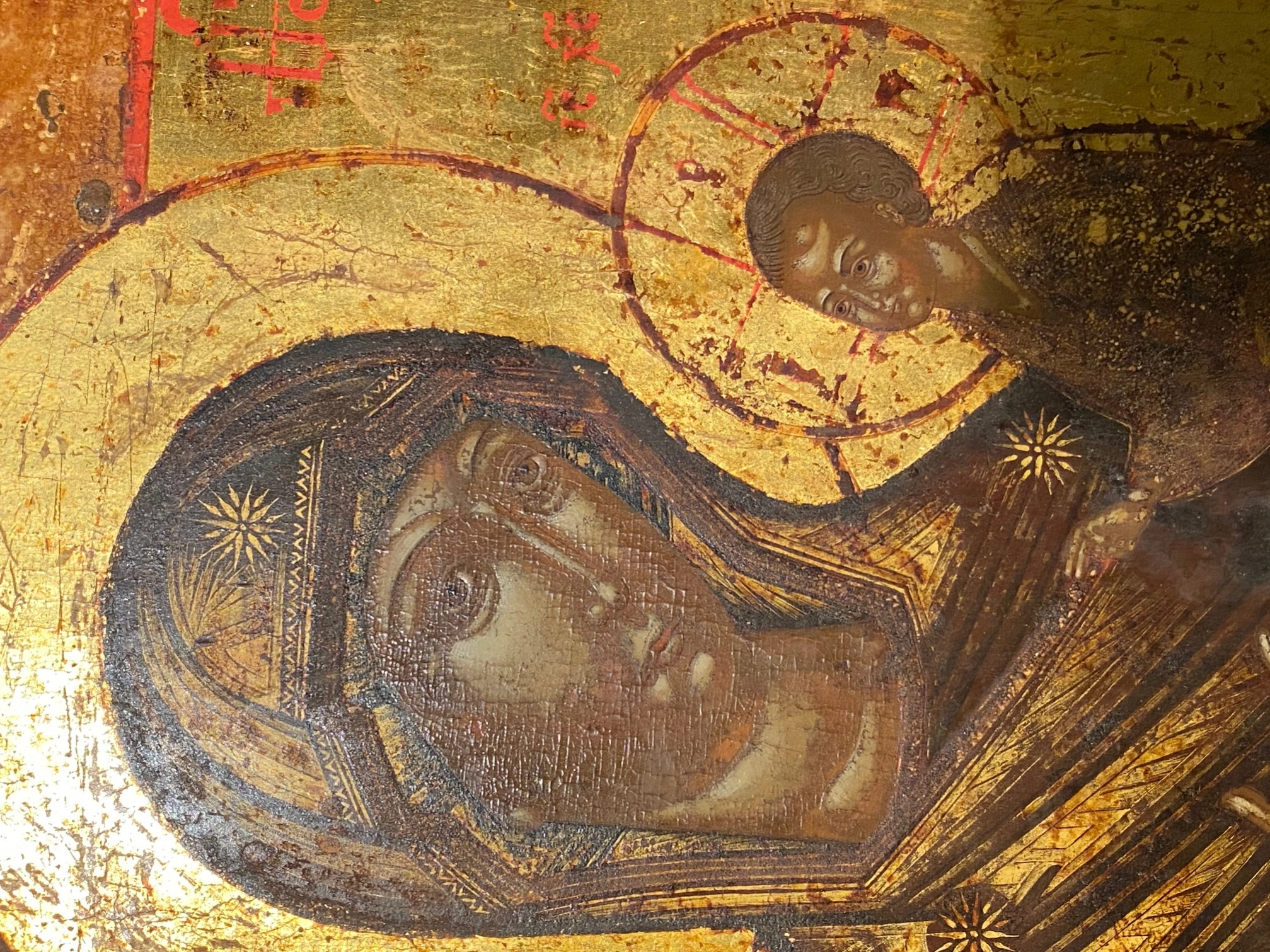 Ancienne icône du vieux croyant de la Mère de Dieu 