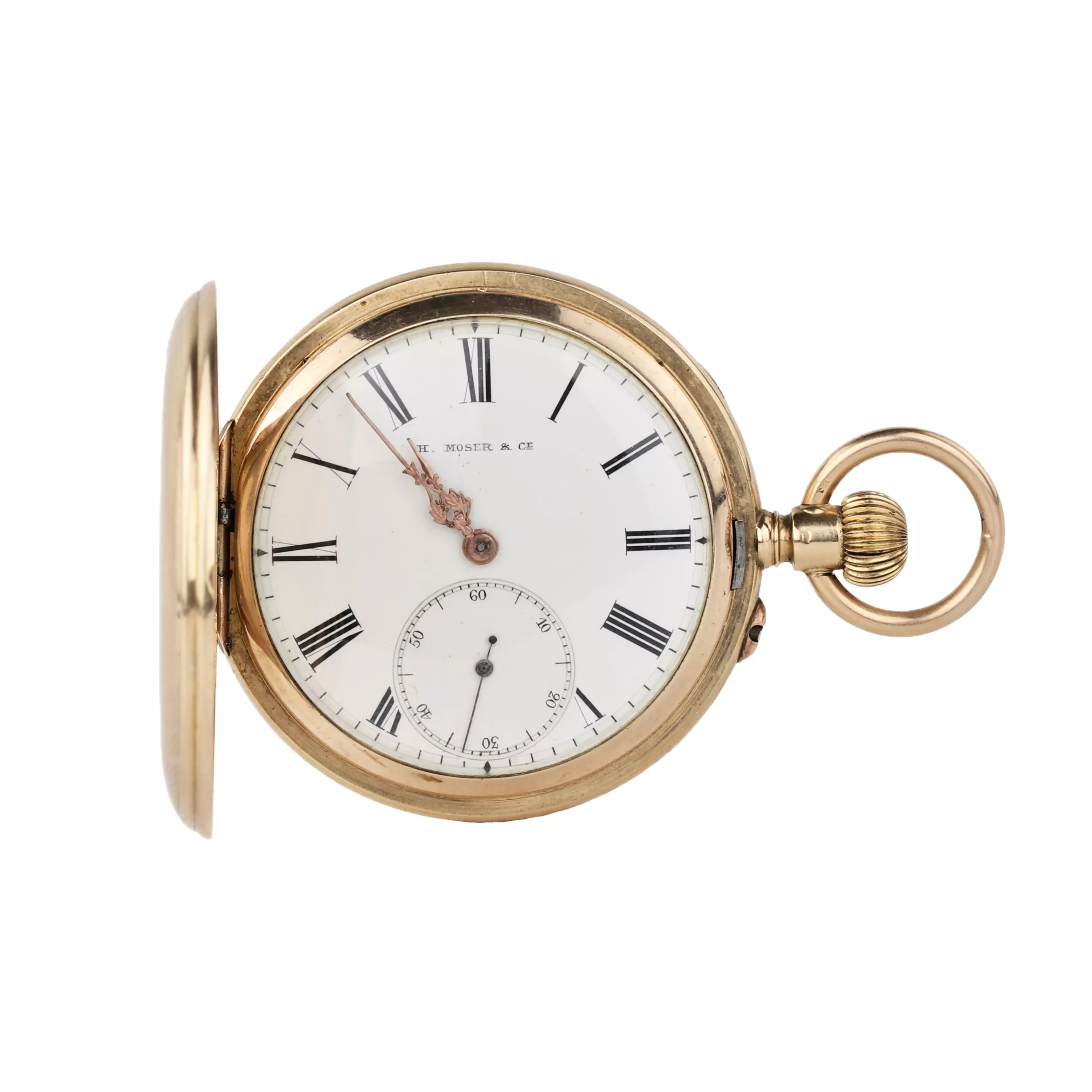 Montre de poche en or H. MOSER & Co., vers 1900 