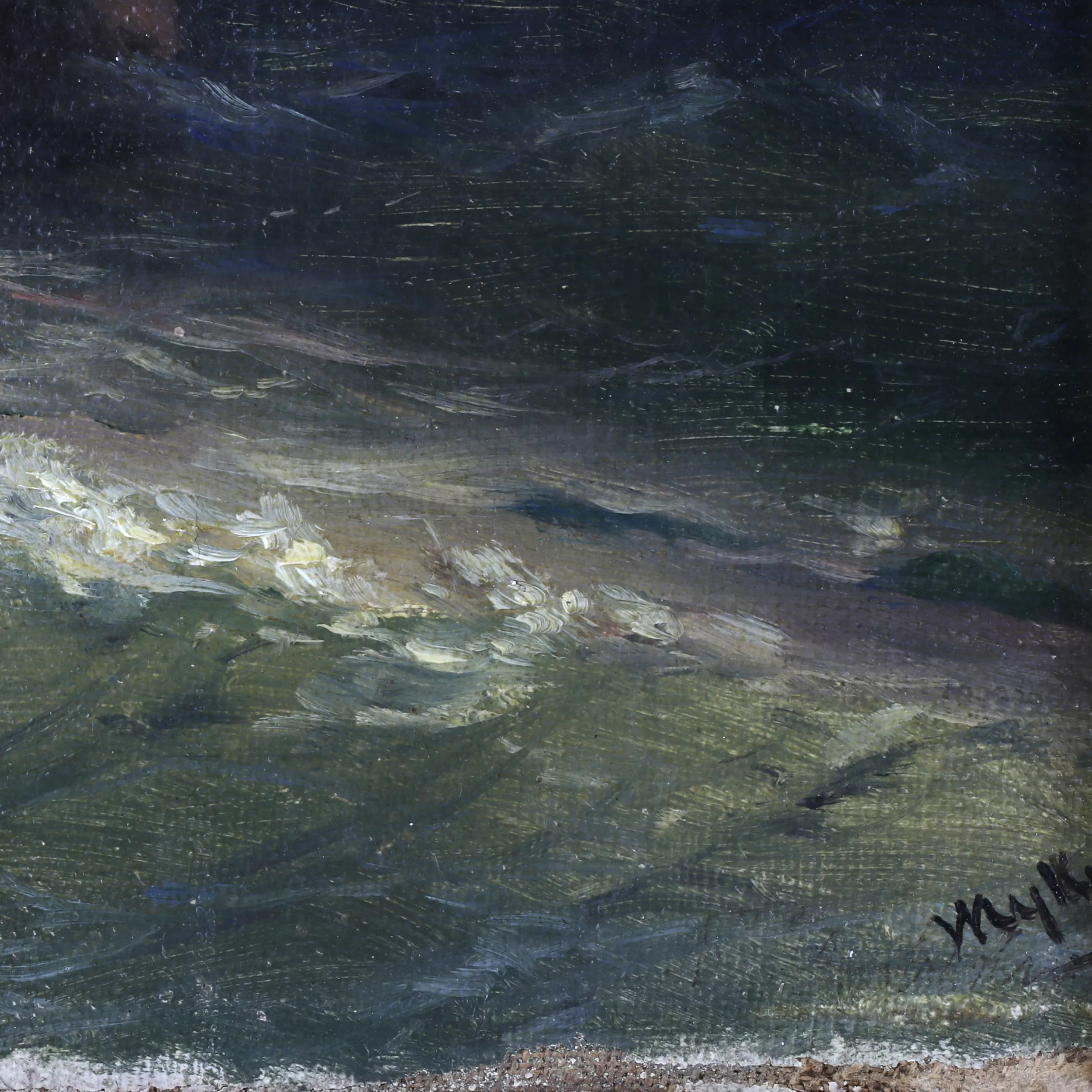 Paysage marin d`Ivan Joukov. Debut du 20ème siècle. 