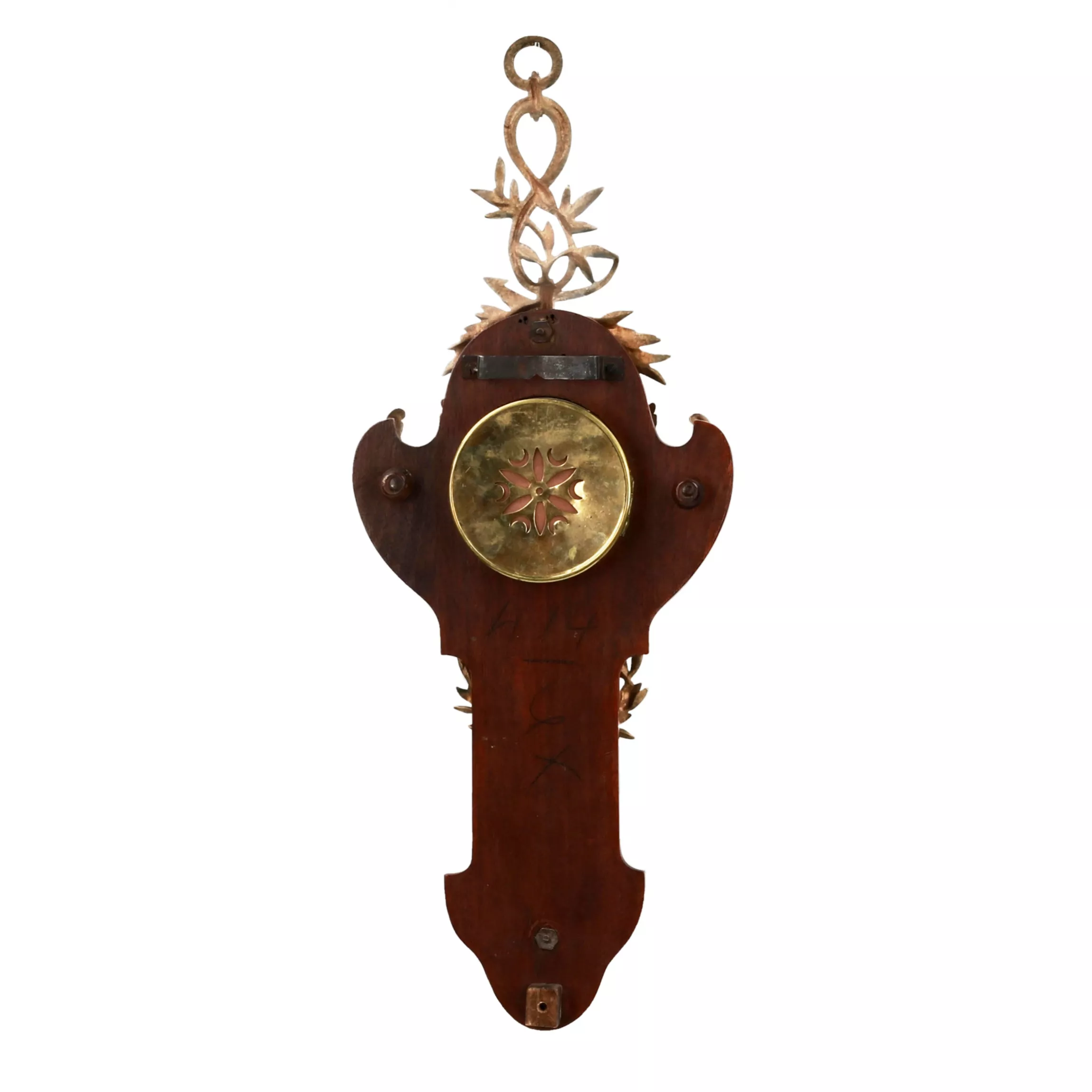 Thermometer clock .