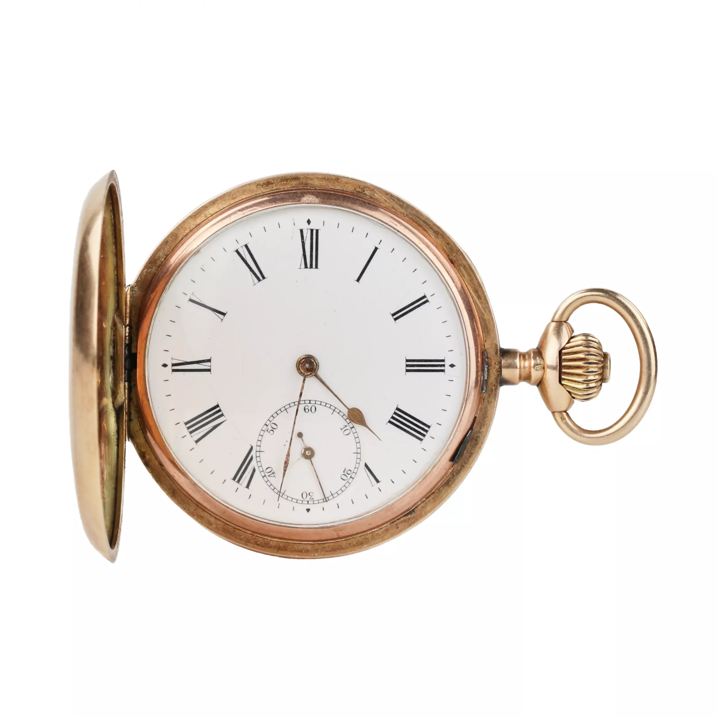 Montre de poche en or Moulinet. 