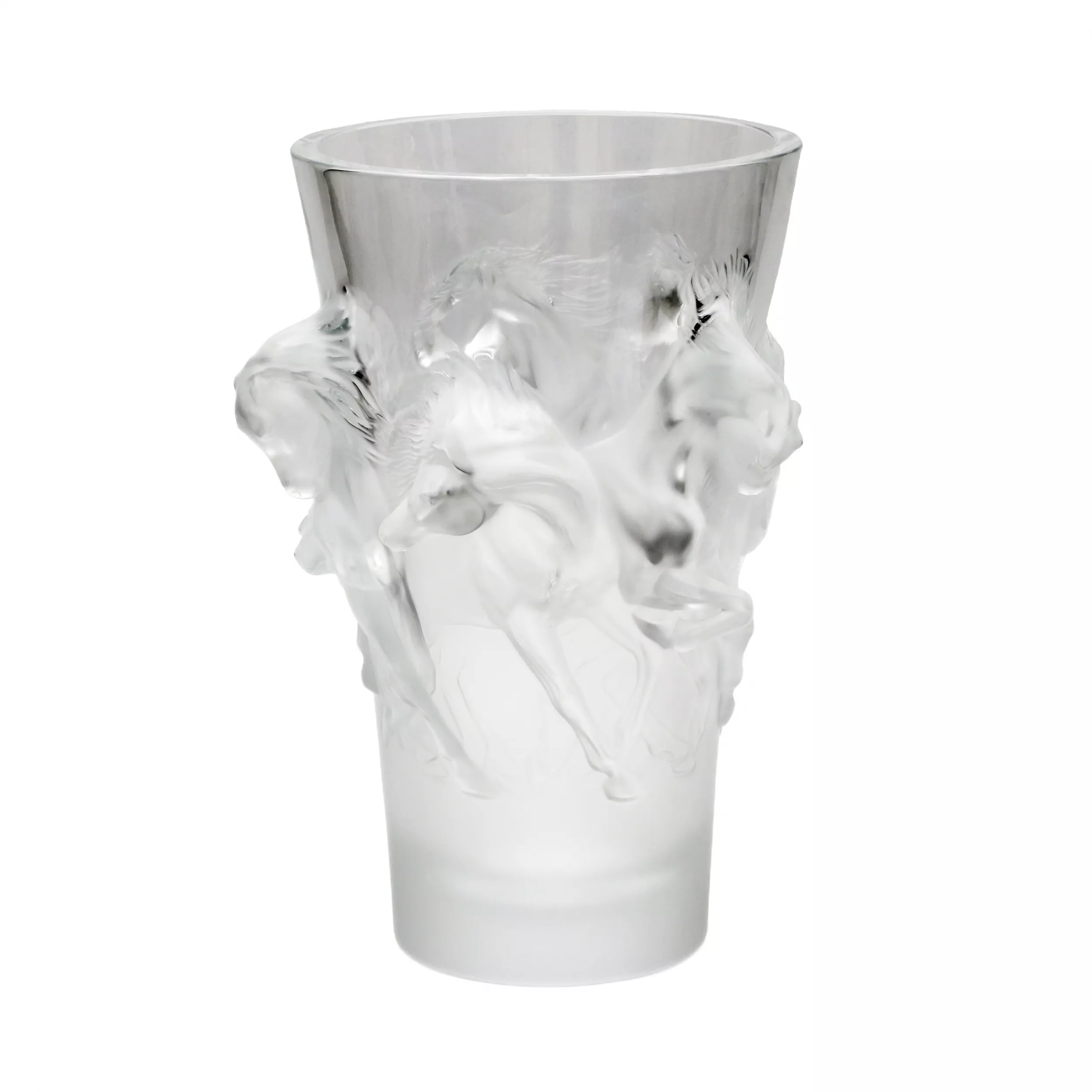 Vase en cristal Lalique Equus en edition limitee. 
