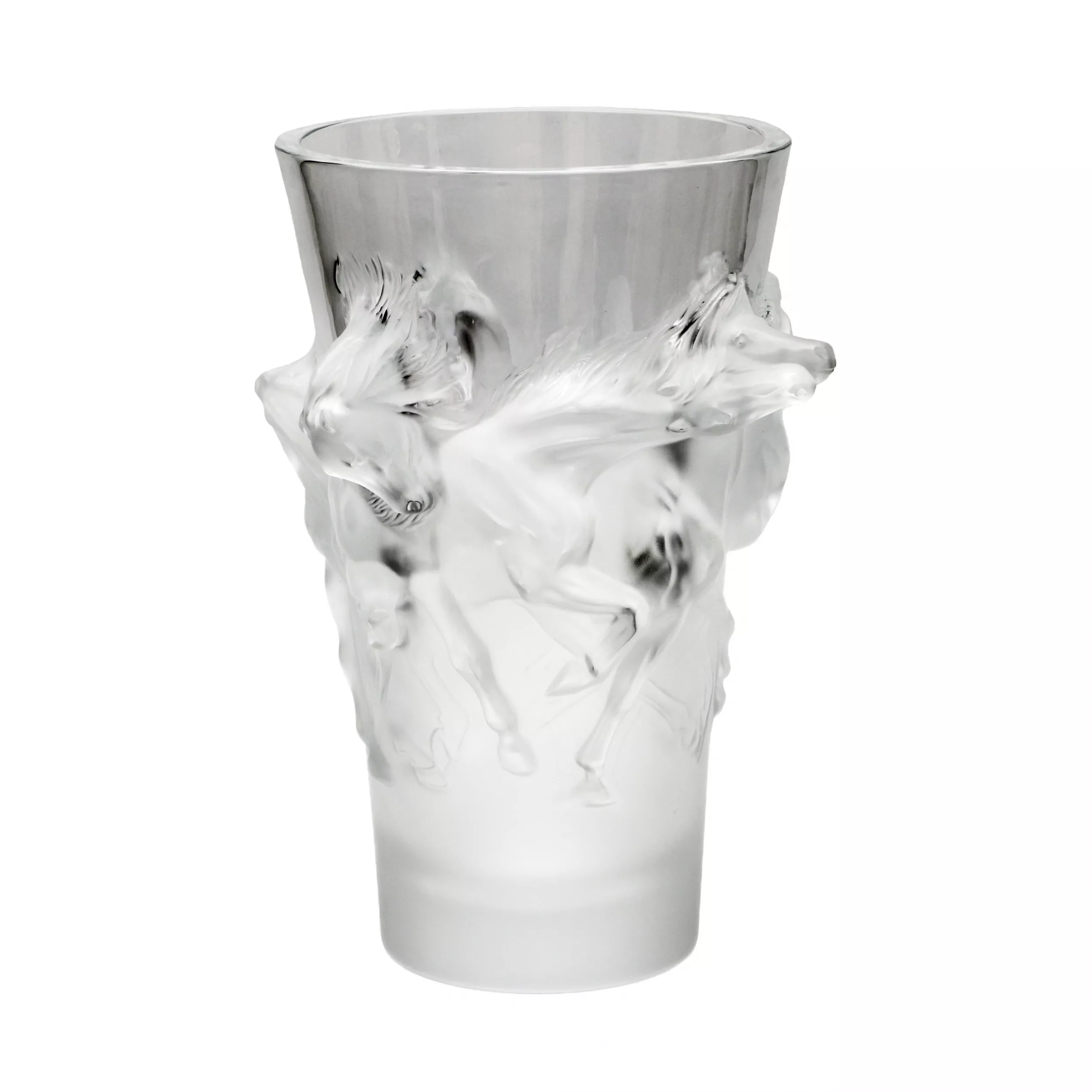 Vase en cristal Lalique Equus en edition limitee. 