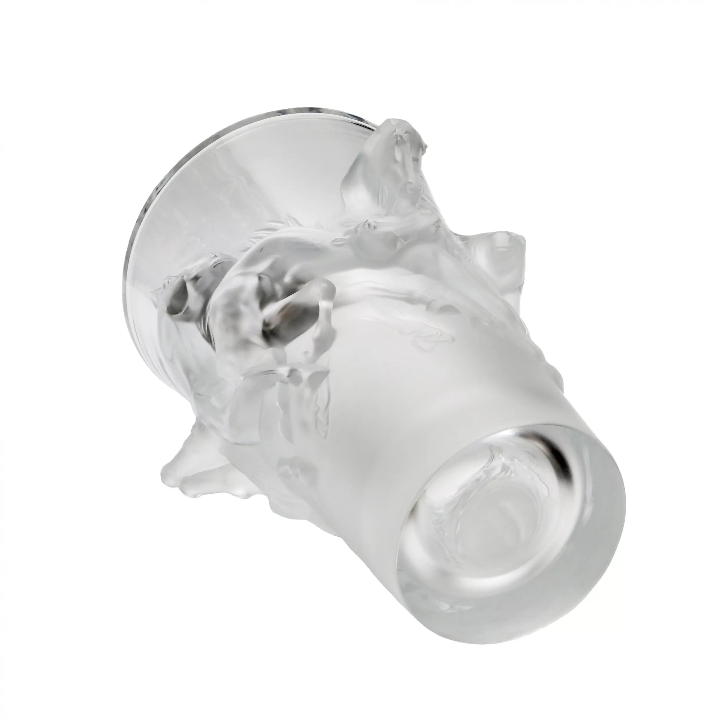 Vase en cristal Lalique Equus en edition limitee. 