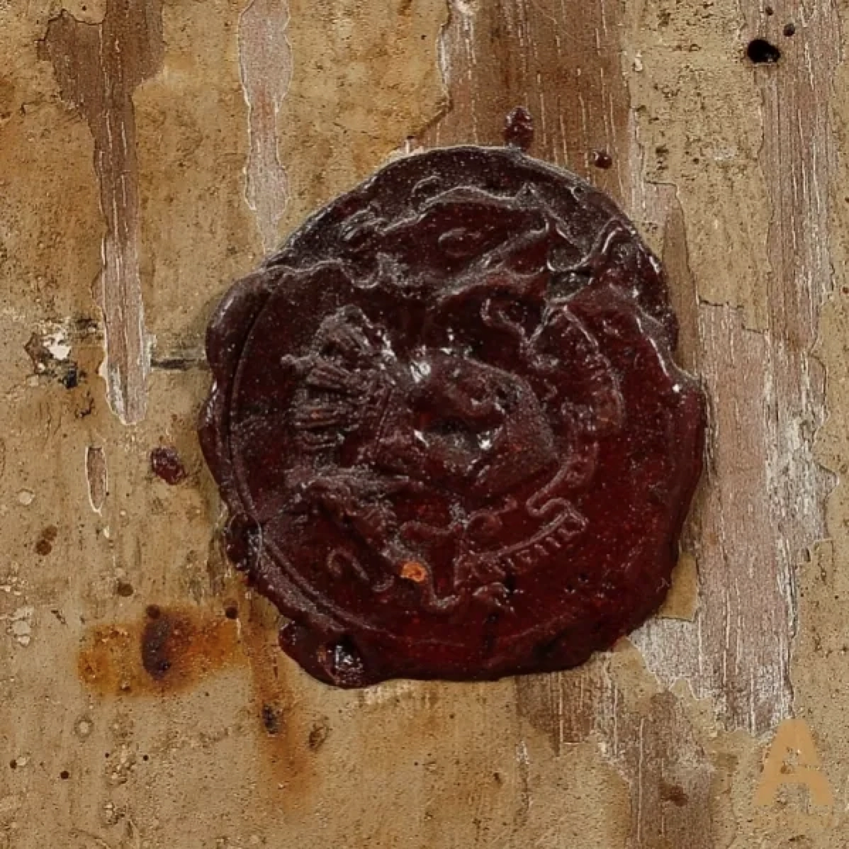 Peinture Motifs allegoriques avec Bacchus. 