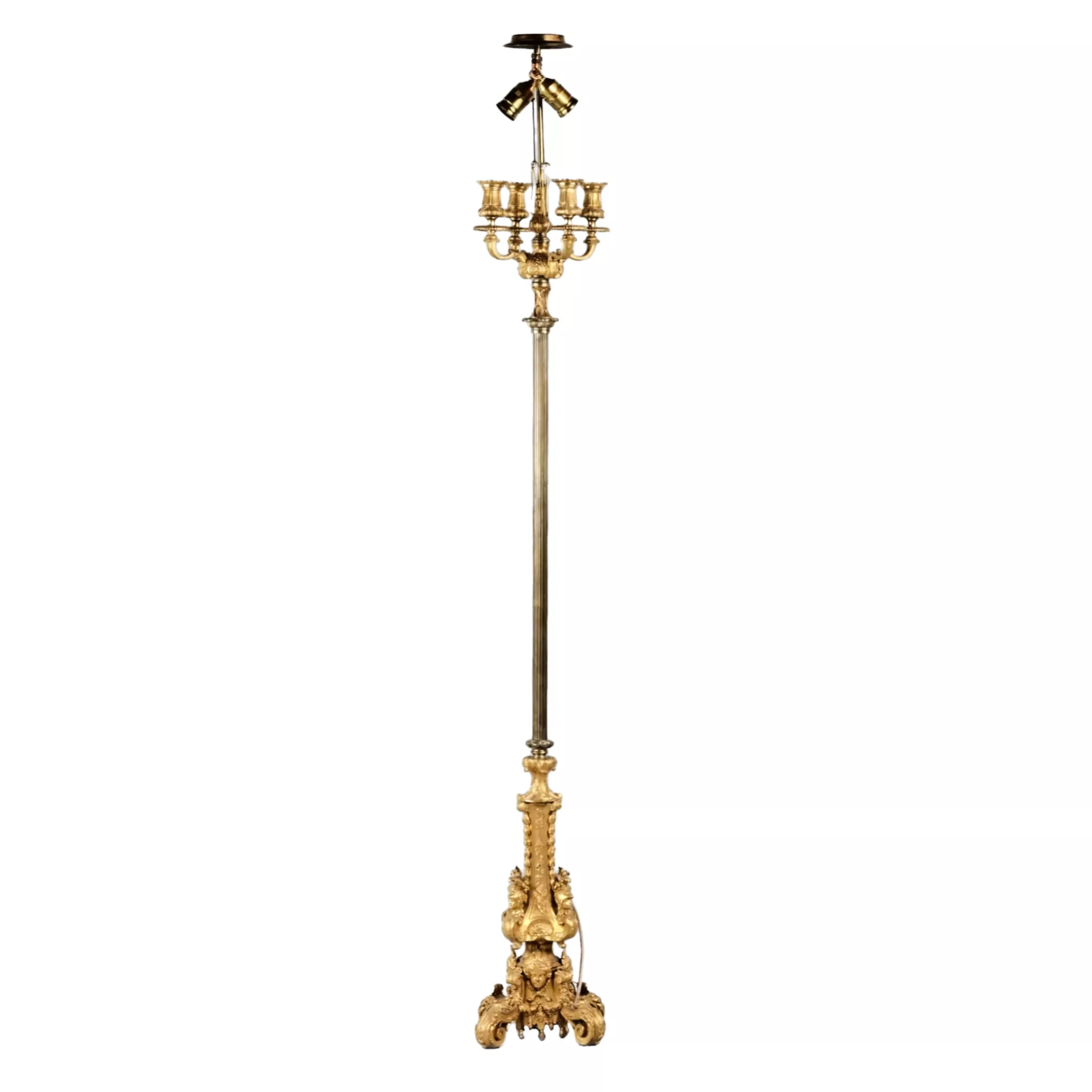 Floor lamp Louis XVI style. 