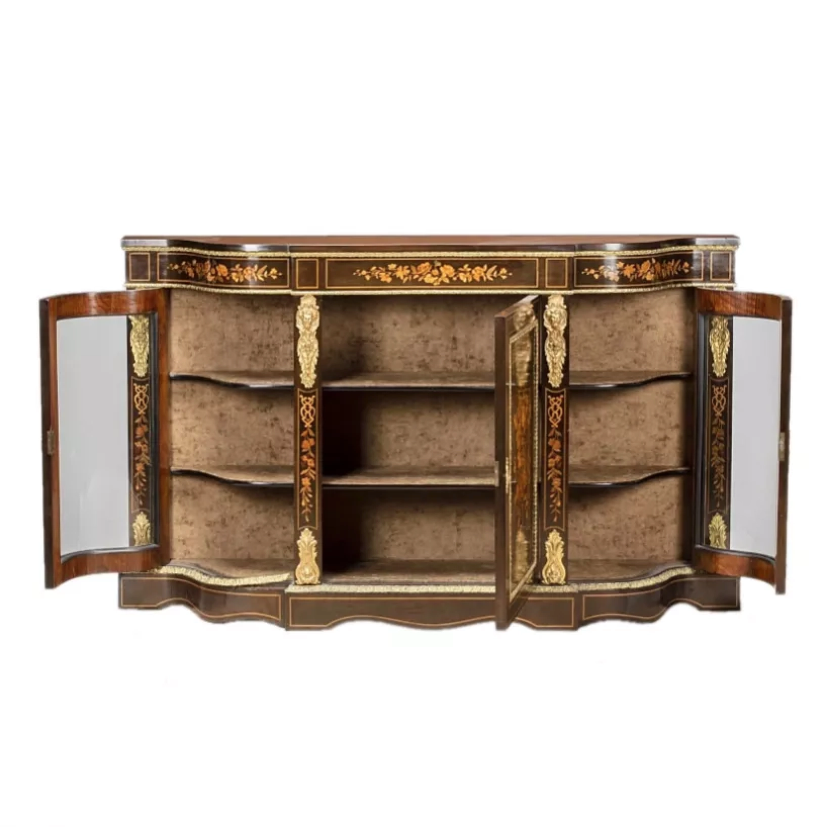 Commode à trois portes de style Napoleon III. 