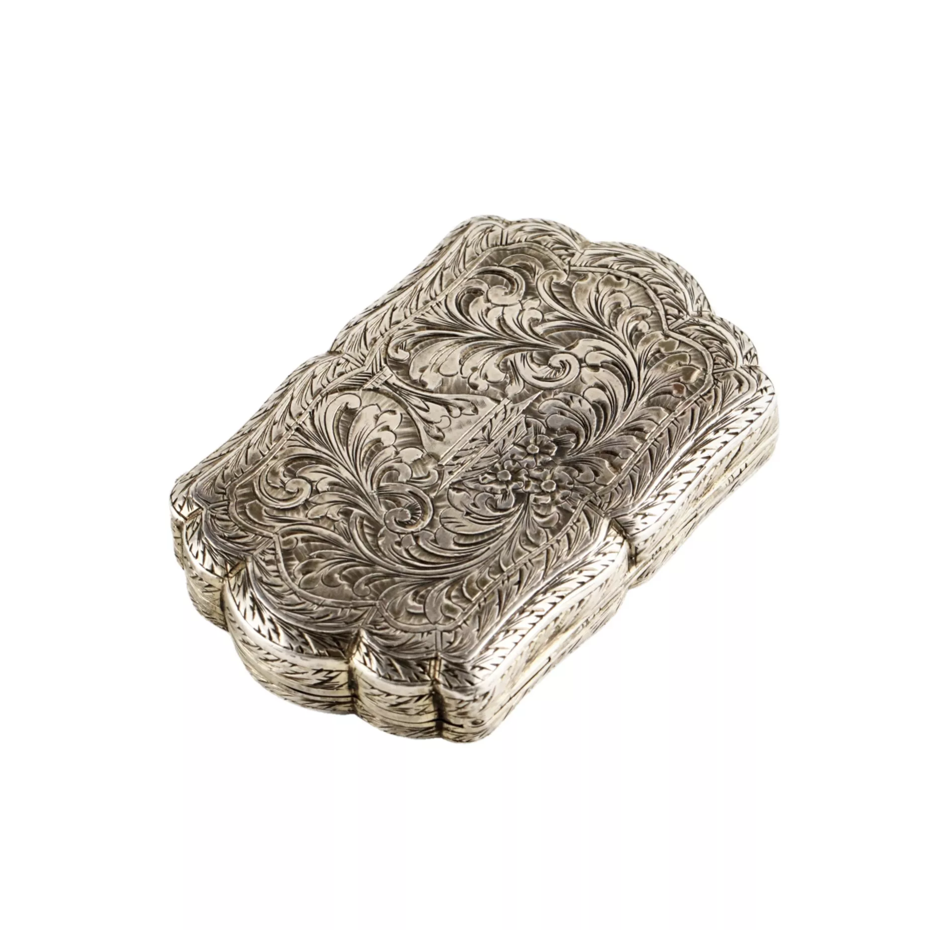 Silver snuffbox. 