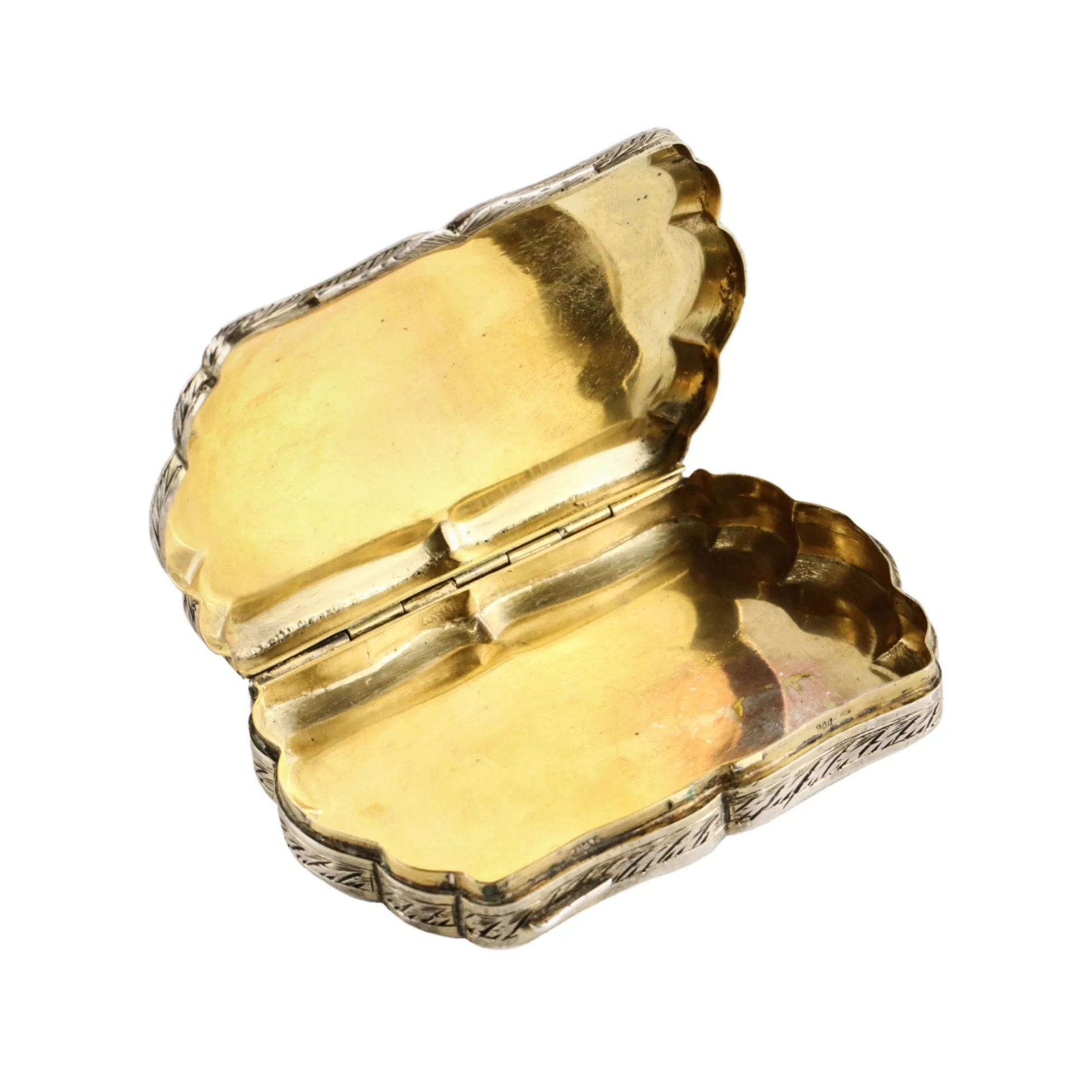 Silver snuffbox. 