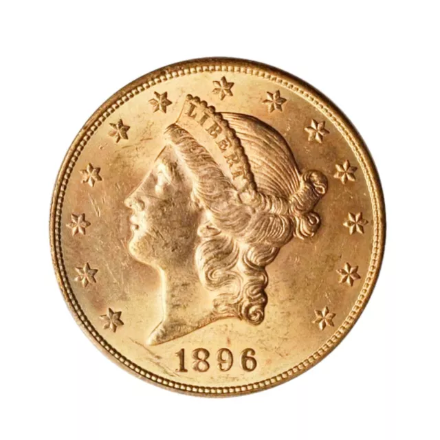 1896 S Pièce d`or de 20 $ (San Francisco). 
