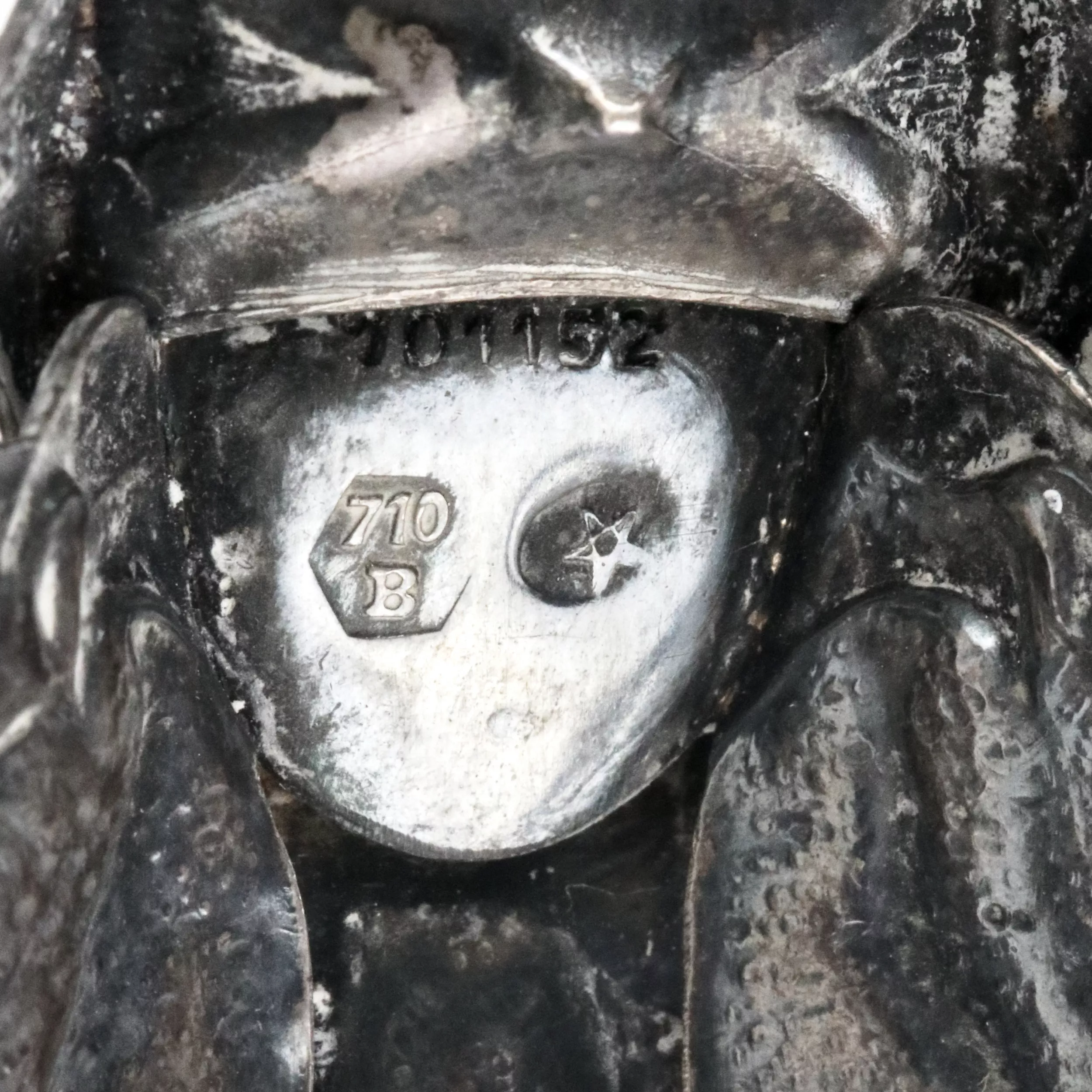 Spanish, decorative, 20th century silver lobster. 