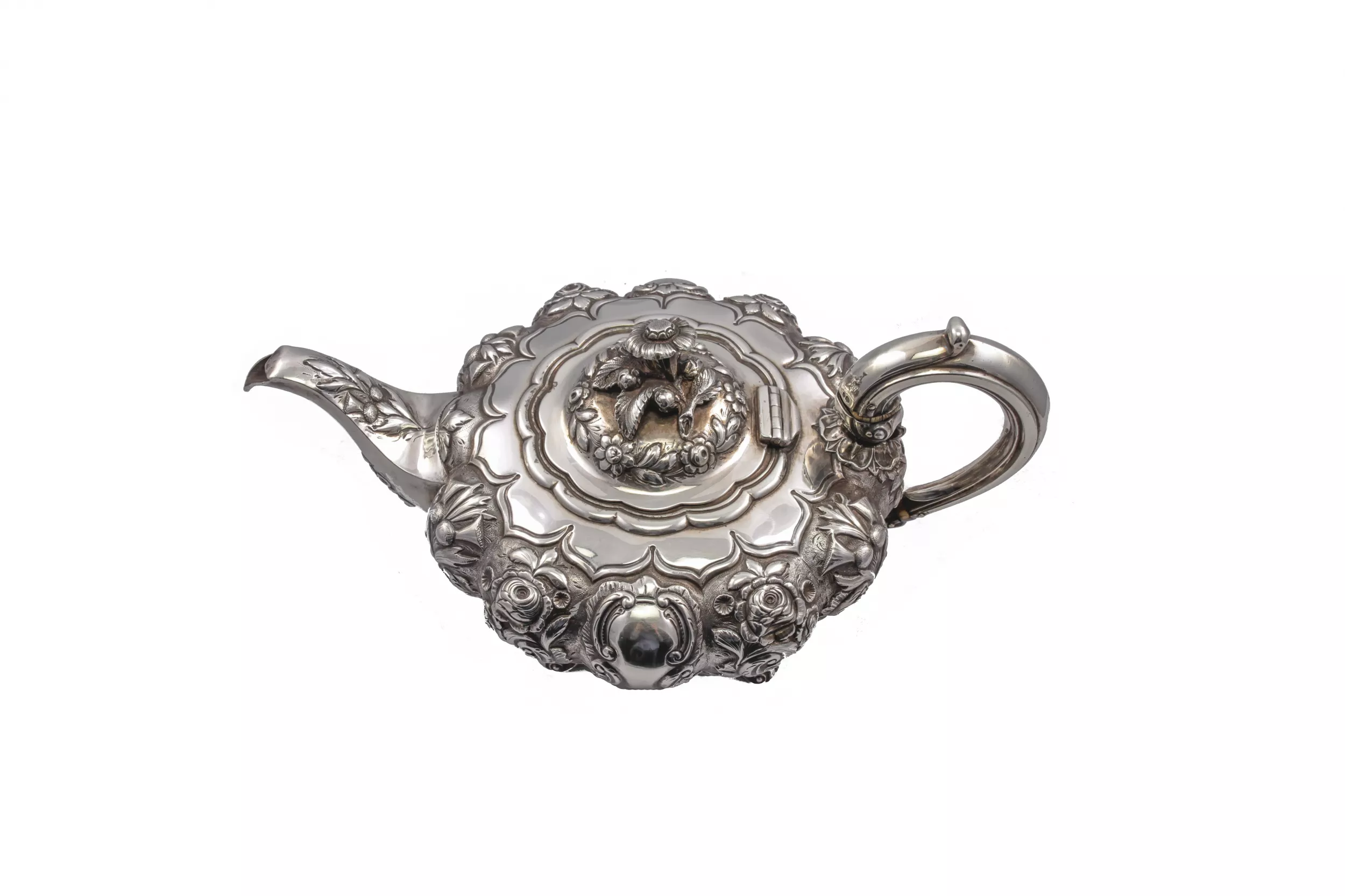 Серебряный сервиз из 6 предметов. Лондон , W.H. и John S. 1837-1851 гг.