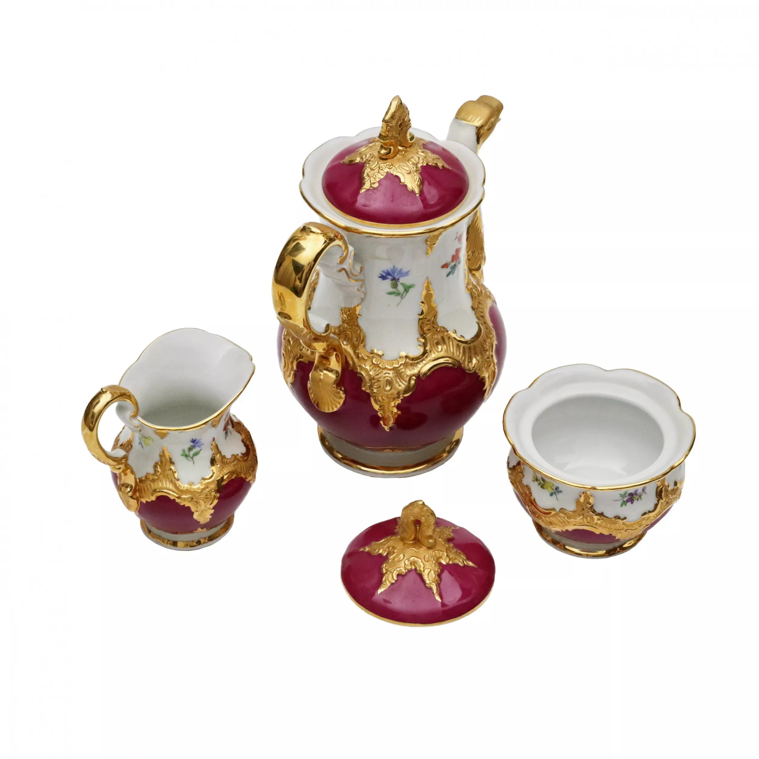 Meissen. Кофейный сервиз мокка B-Form на 6 персон.
