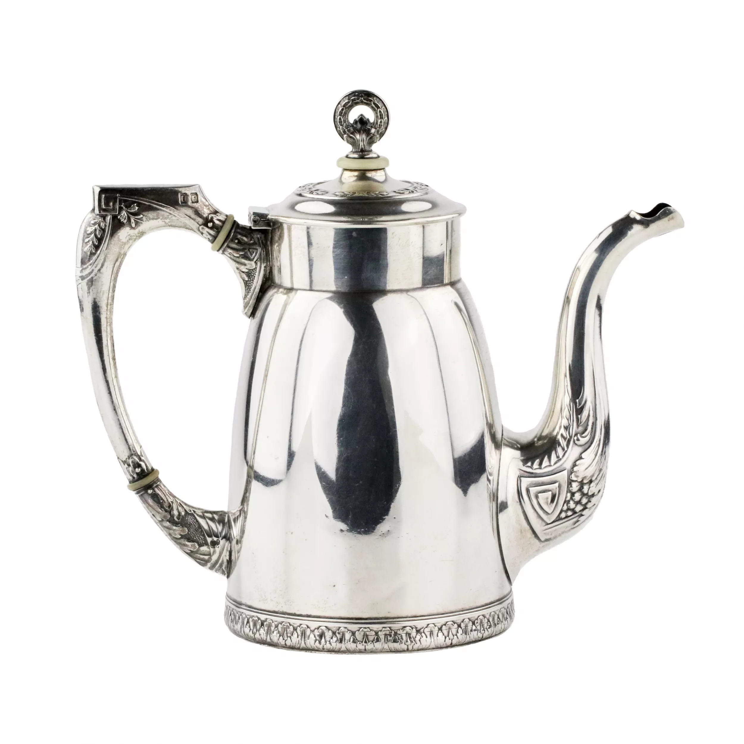 Service à the et cafe en argent russe. 2e Artel de Moscou. 1908-1917. 