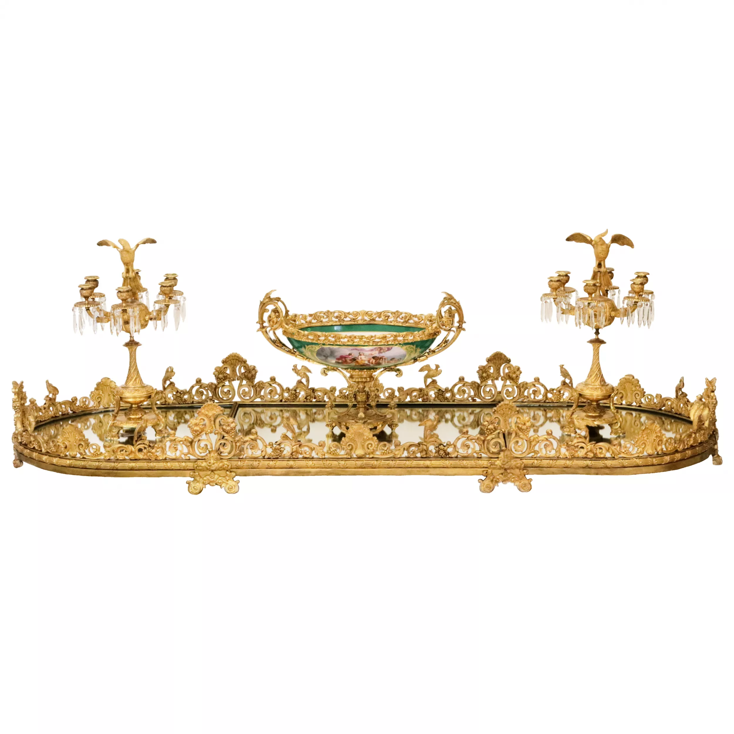 Luxueux service de table Surtout de table, epoque Napoleon III. 