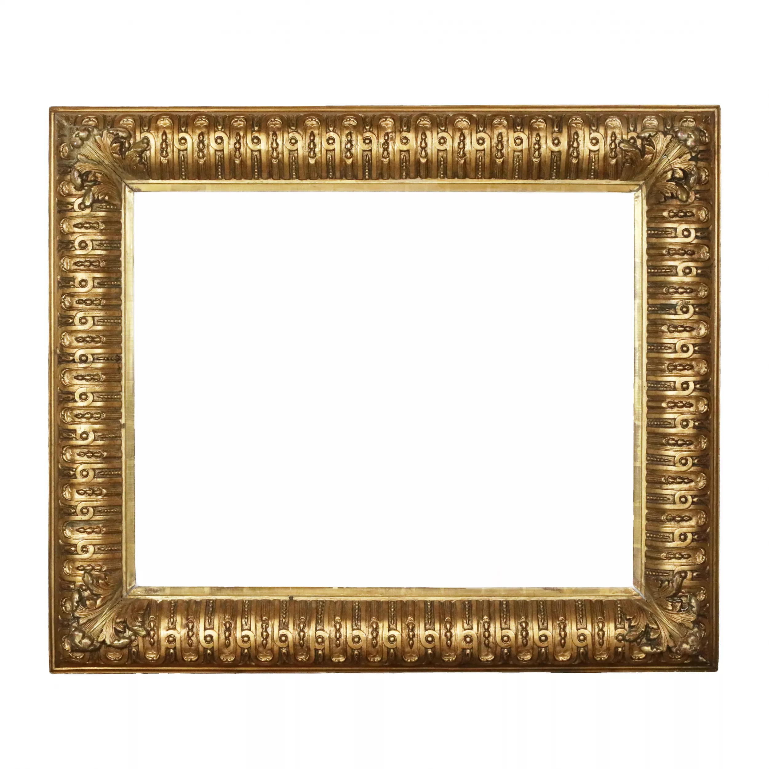 Luxurious, gilded, French Napoleon III era frame. 