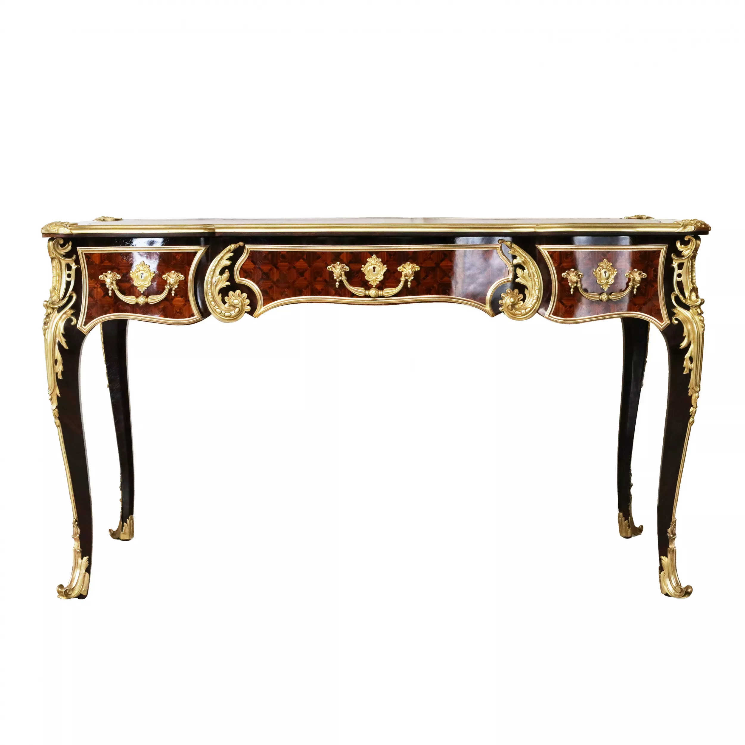 LOUIS XV STYLE WRITING DESK FRANCE, SECOND HALF OF THE 19TH CENTURY