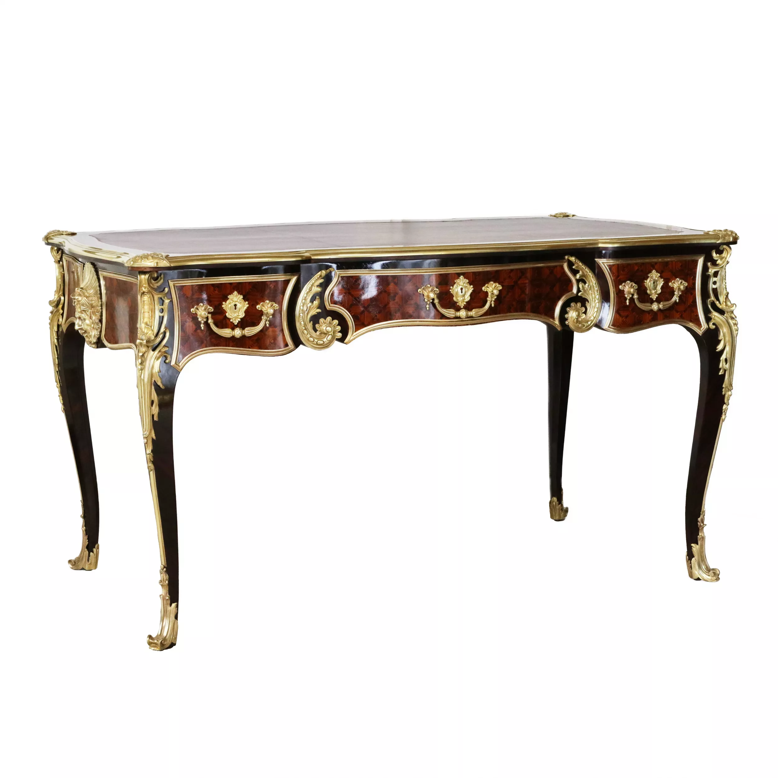 LOUIS XV STYLE WRITING DESK FRANCE, SECOND HALF OF THE 19TH CENTURY