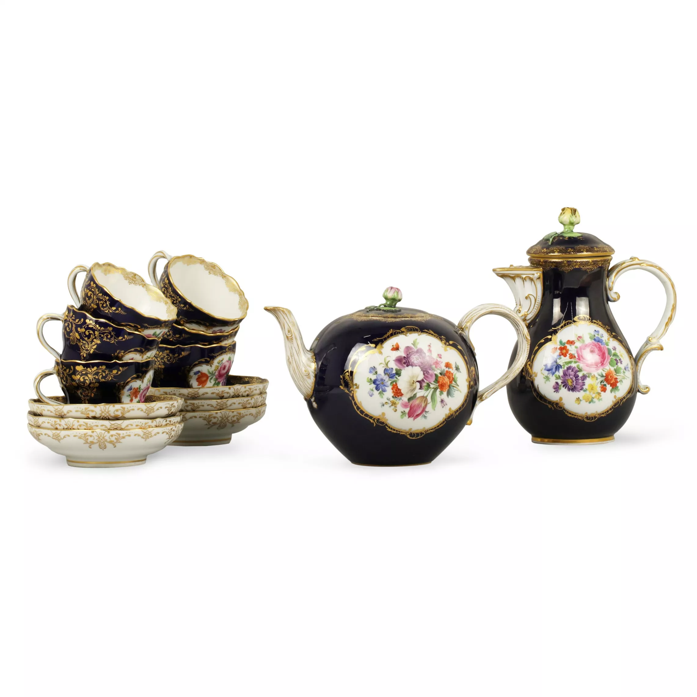 Service en porcelaine de Meissen. 