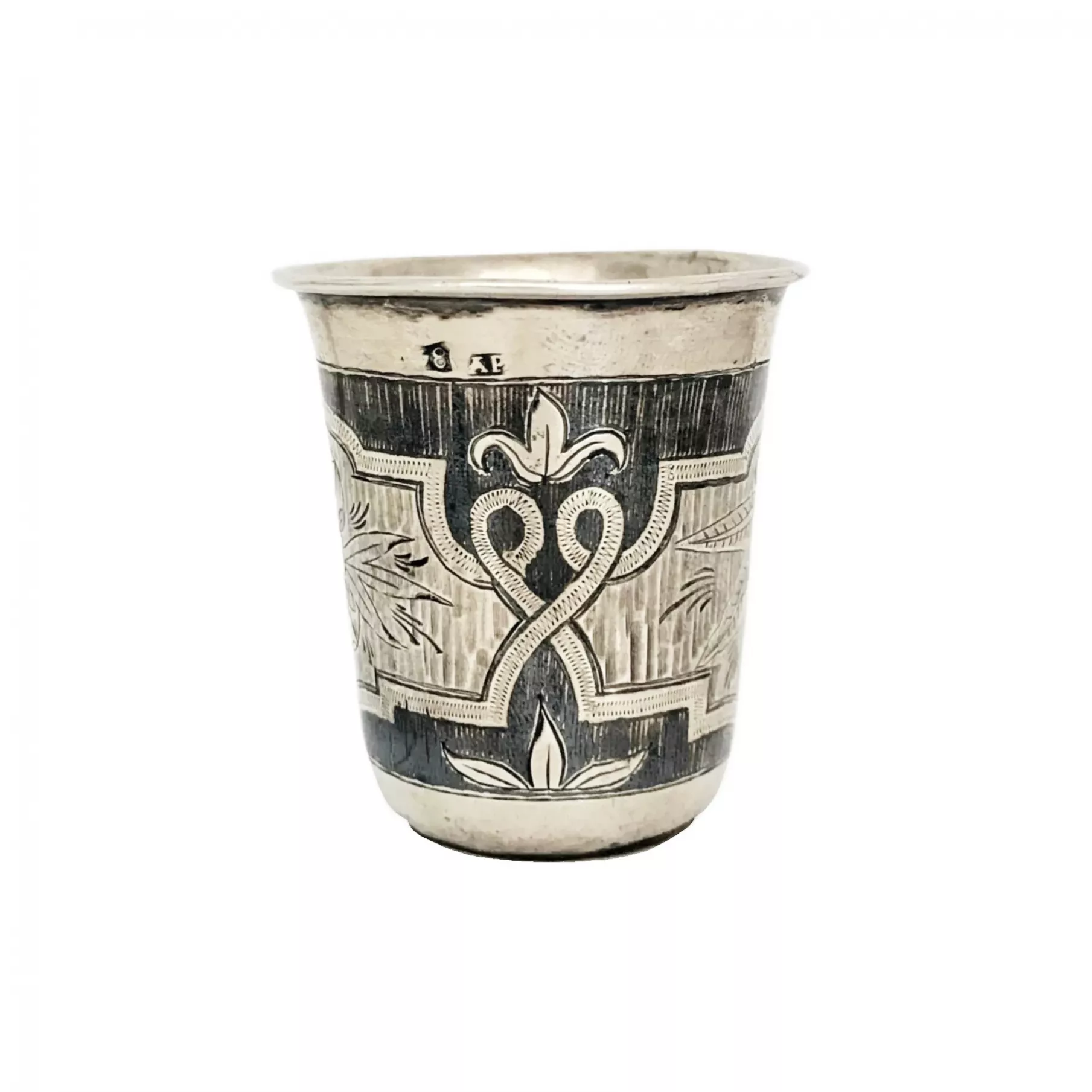Russian silver cup 1869. 
