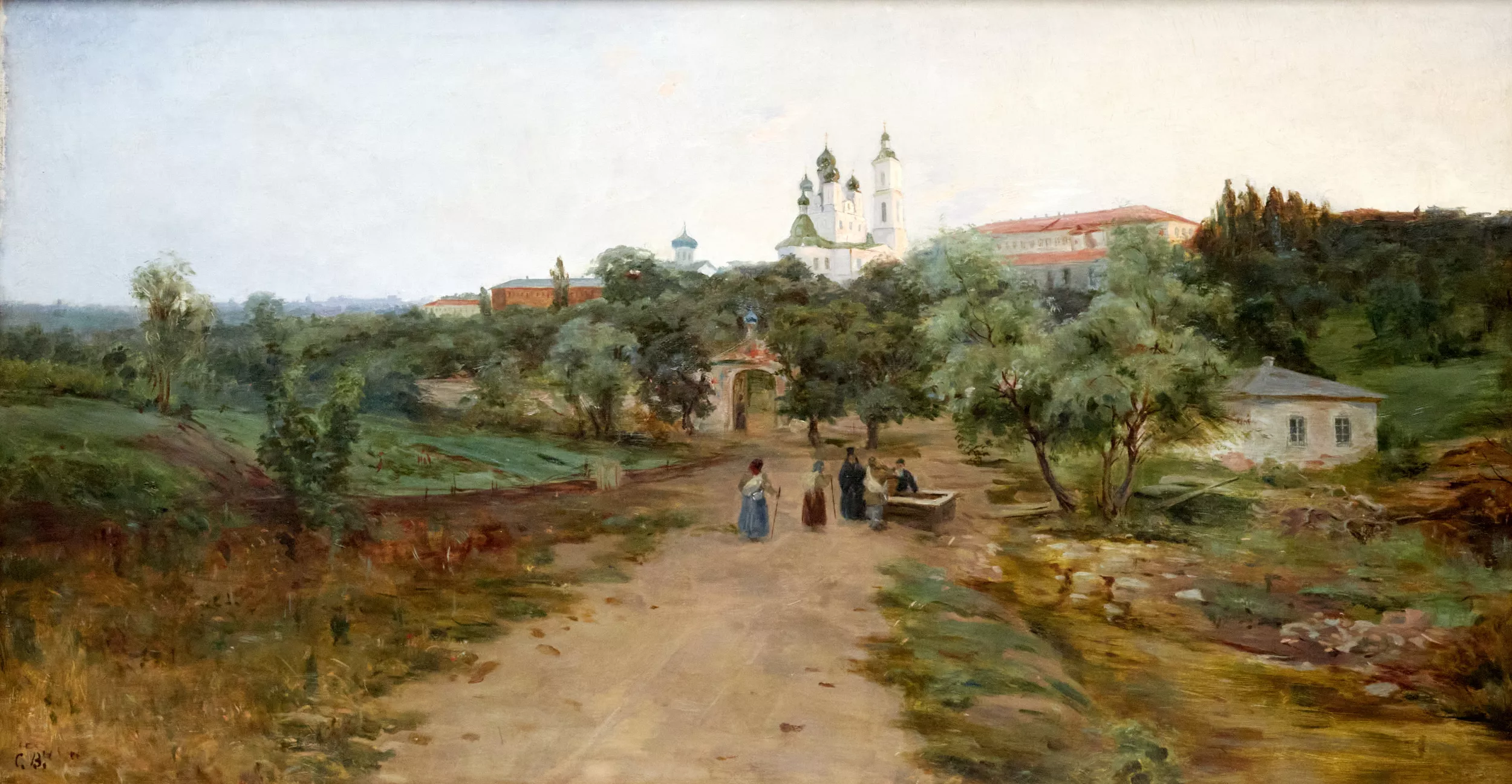 Paysage Route de la laure de Pochaev 