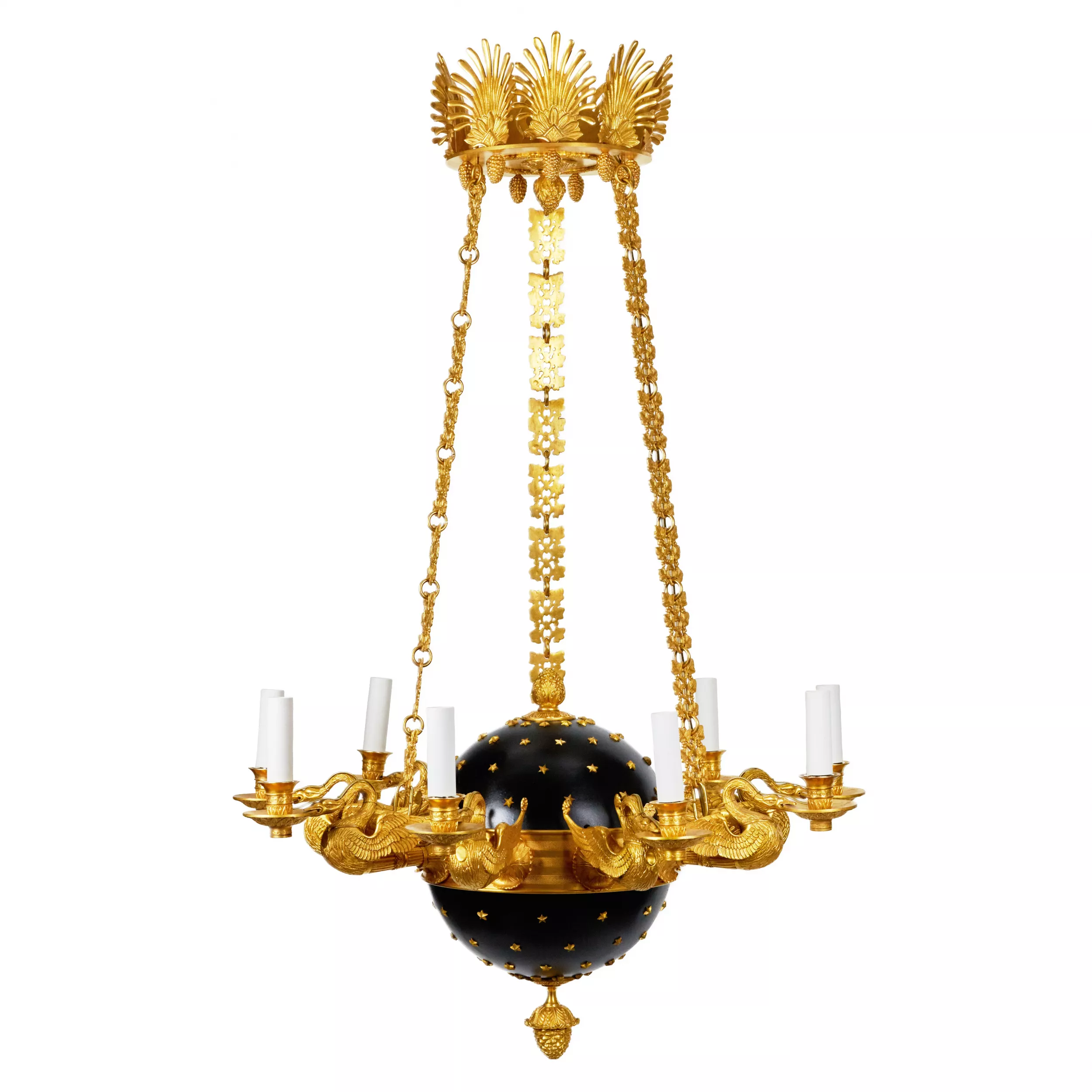 Impressionnant lustre de style Empire. Russie tsariste 
